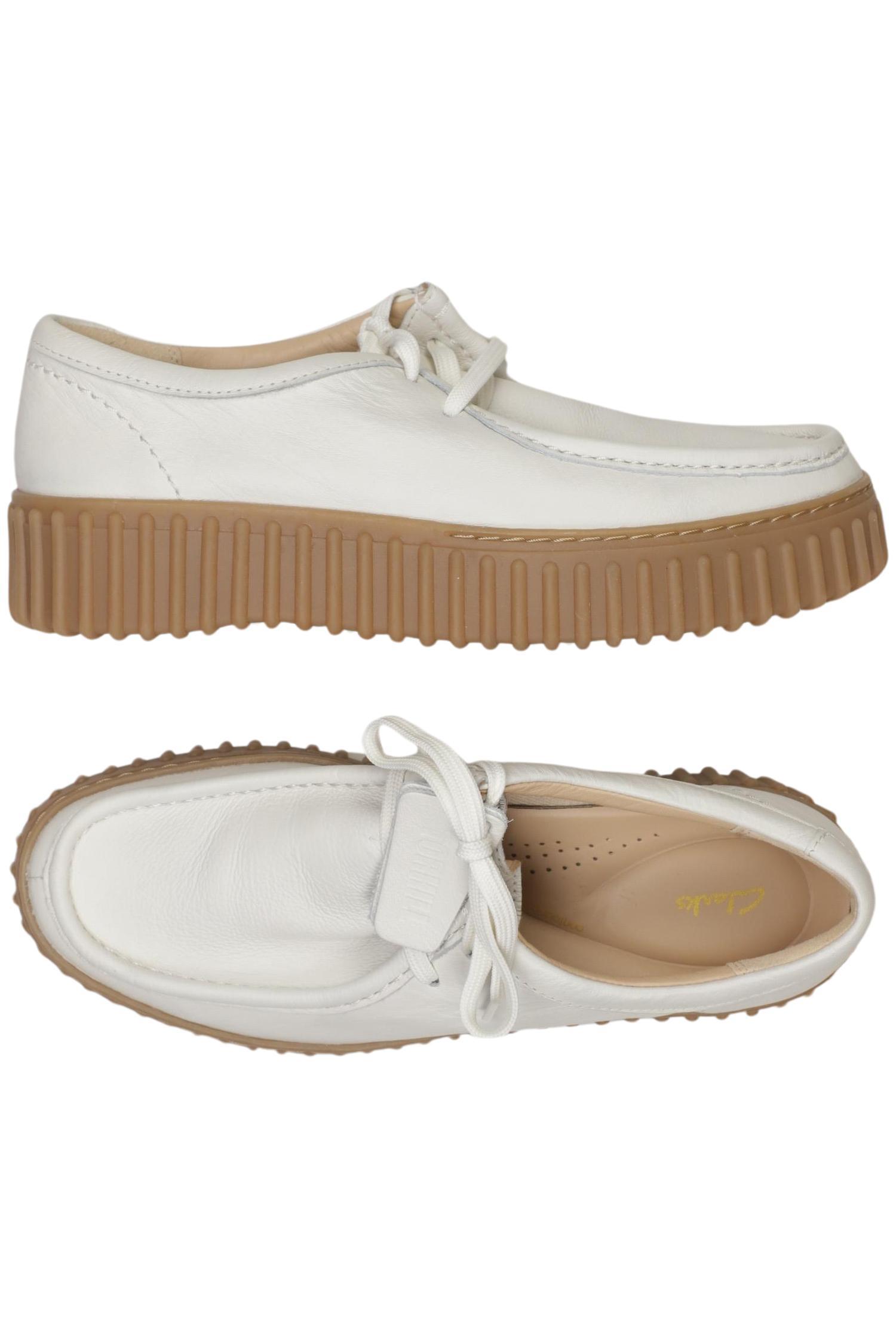 

Clarks Damen Halbschuh, weiß, Gr. 41