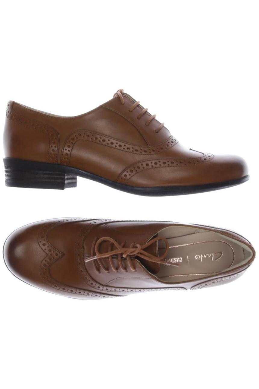 

Clarks Damen Halbschuh, braun, Gr. 38