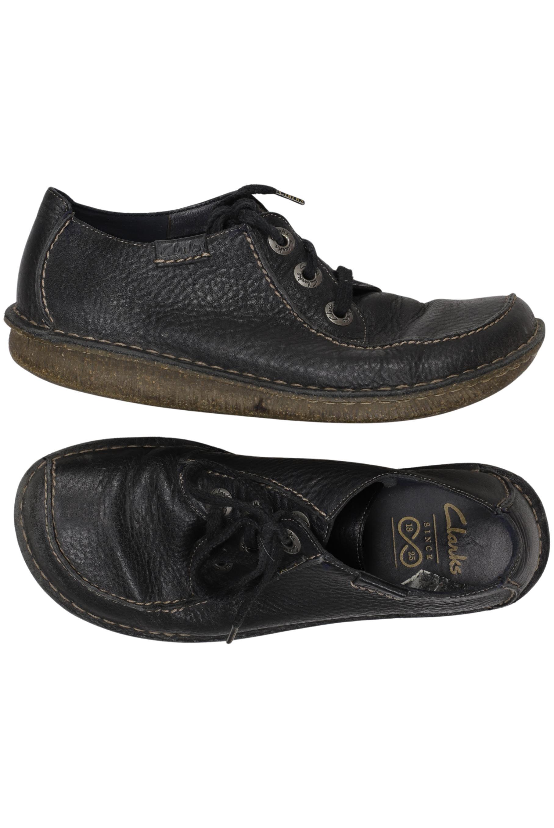 

Clarks Damen Halbschuh, schwarz, Gr. 7