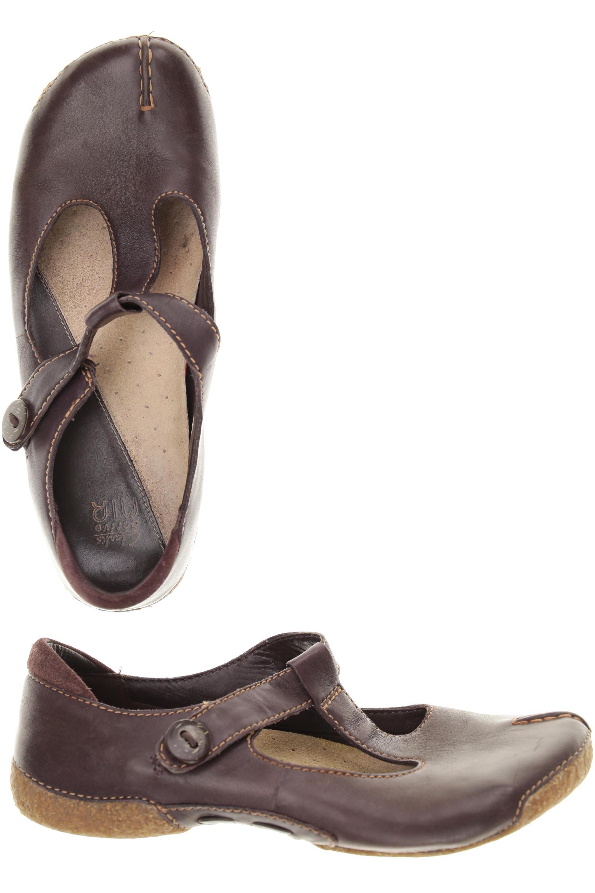

Clarks Damen Halbschuh, braun, Gr. 5