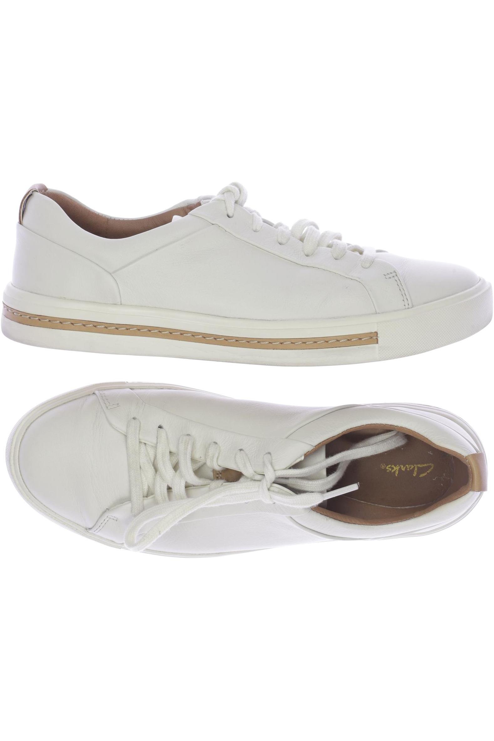 

Clarks Damen Halbschuh, cremeweiß, Gr. 38