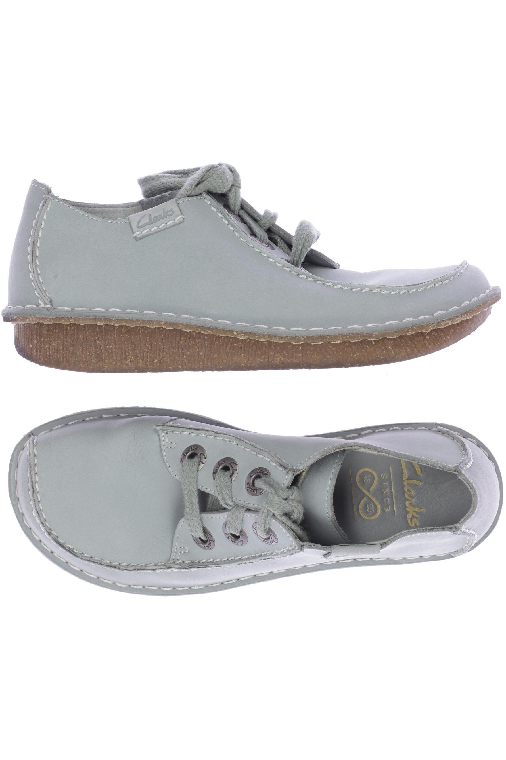 

Clarks Damen Halbschuh, hellgrün, Gr. 4.5