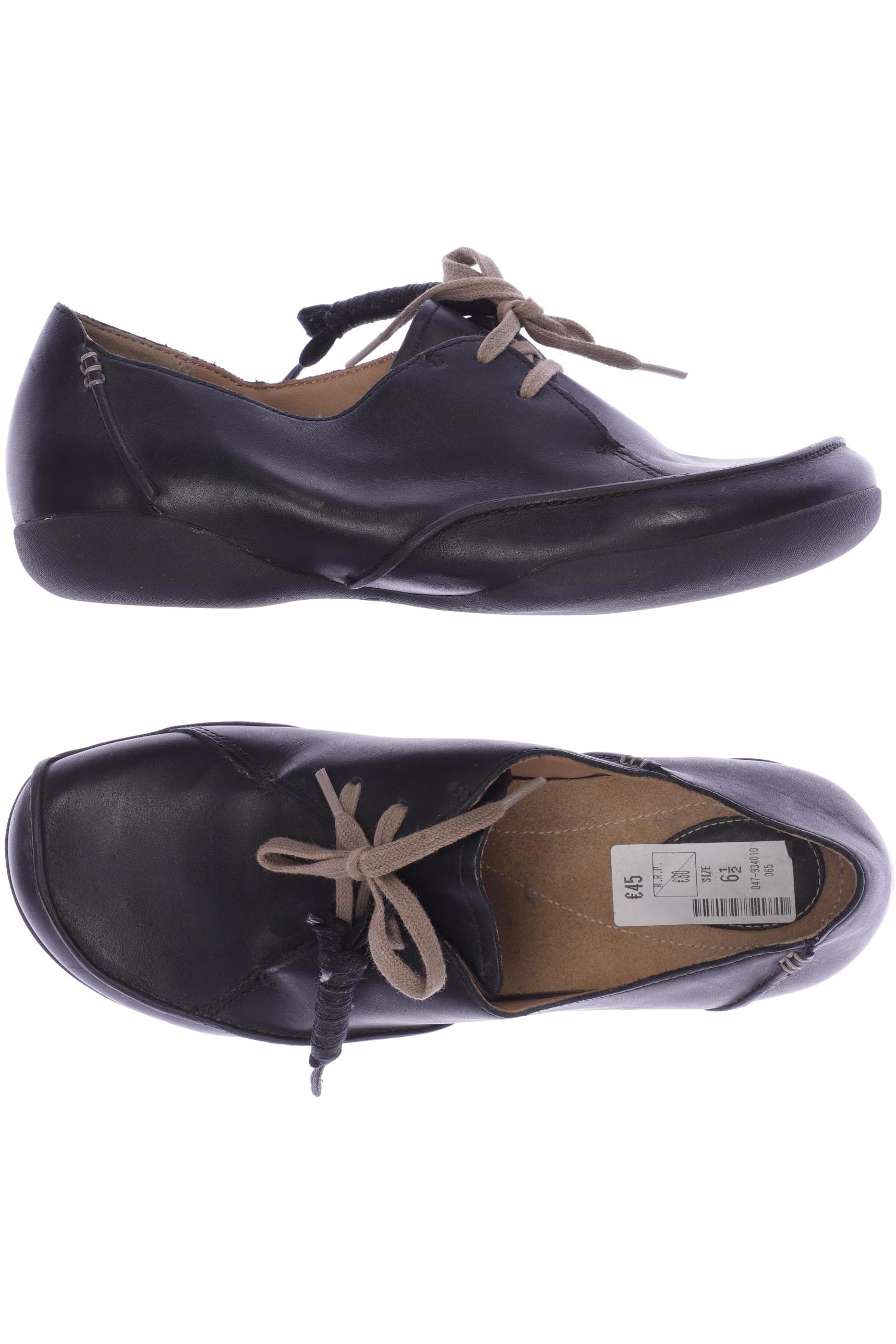 

Clarks Damen Halbschuh, schwarz, Gr. 6.5
