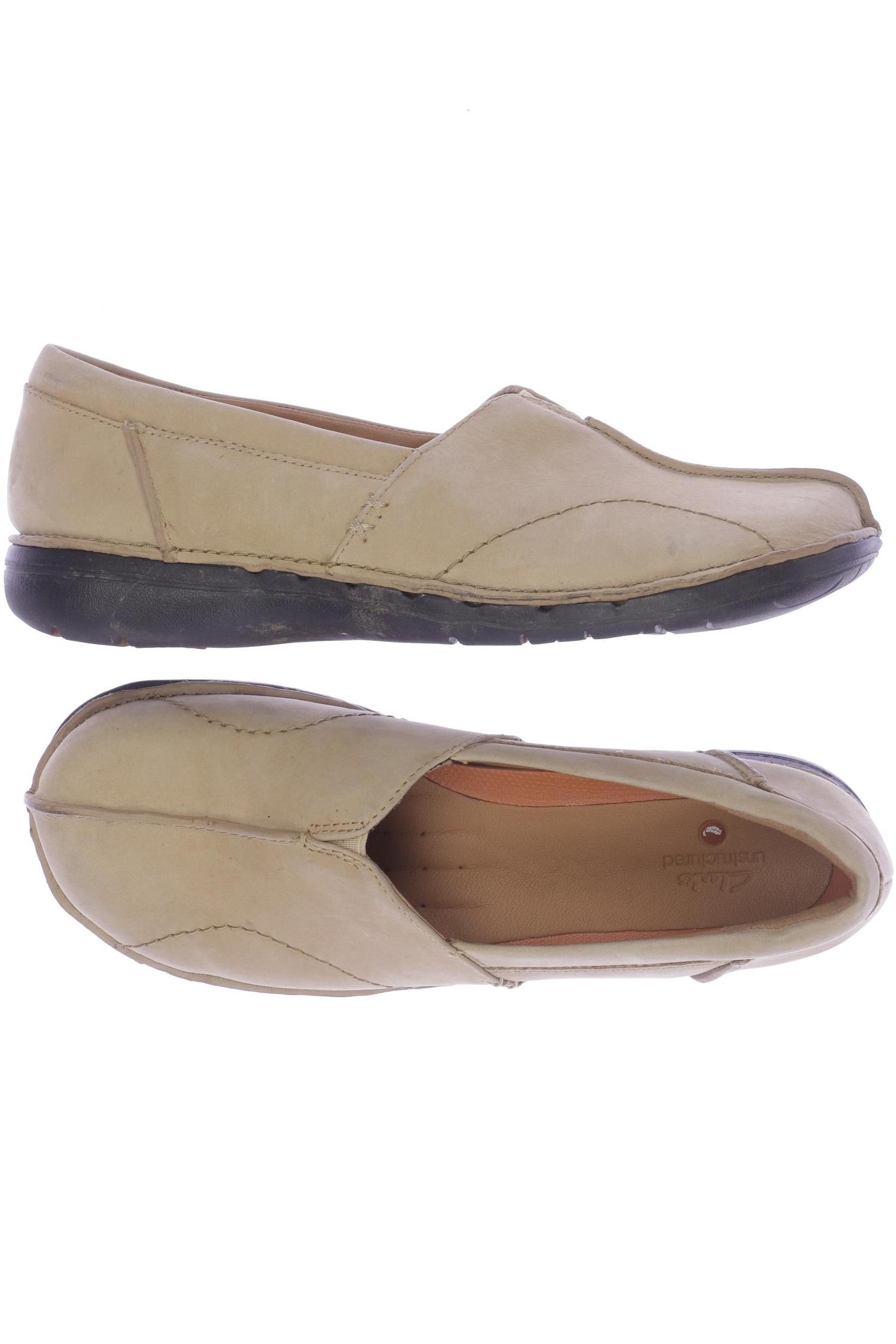 

Clarks Damen Halbschuh, beige, Gr. 39