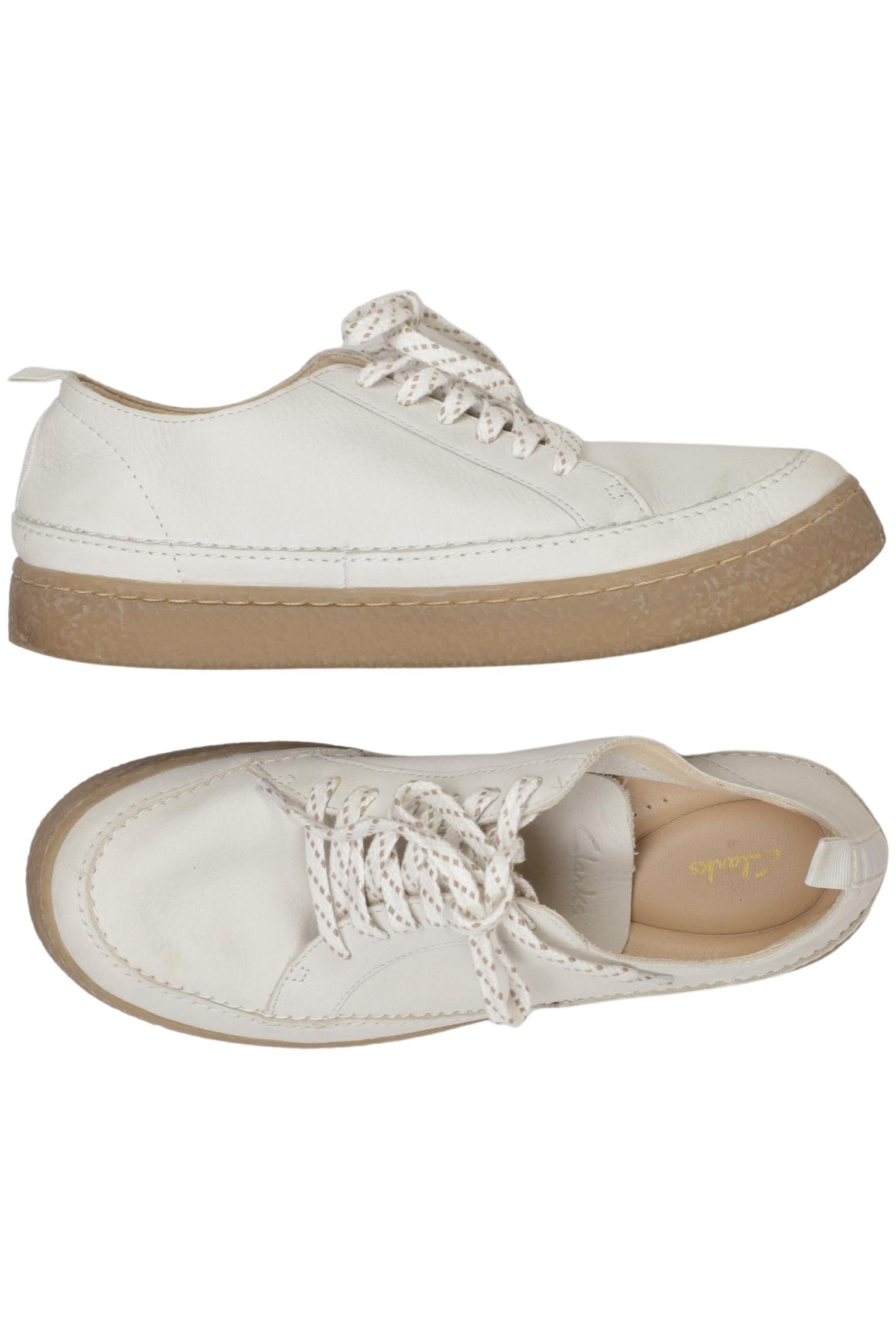 

Clarks Damen Halbschuh, weiß, Gr. 39.5