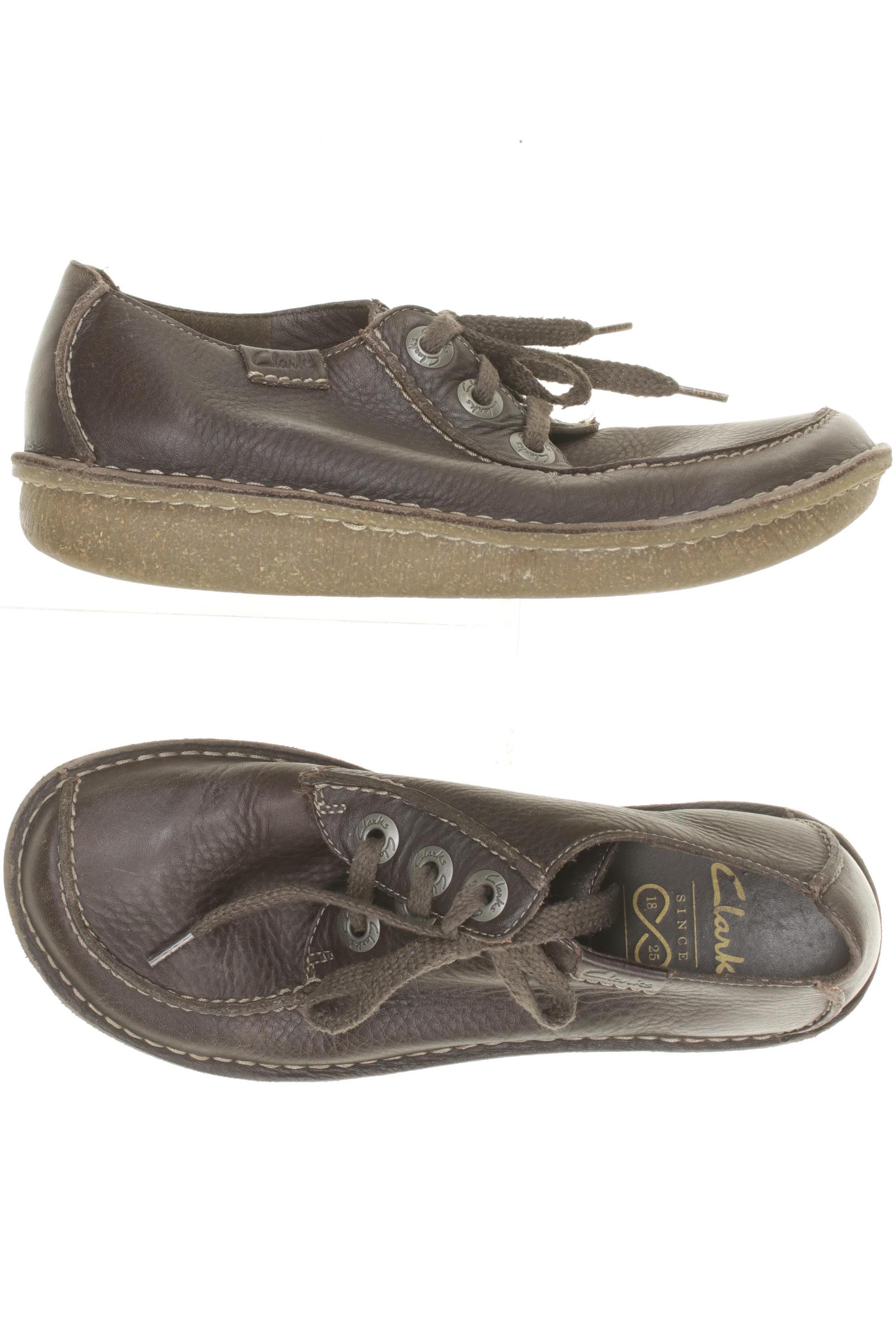 

Clarks Damen Halbschuh, braun, Gr. 6