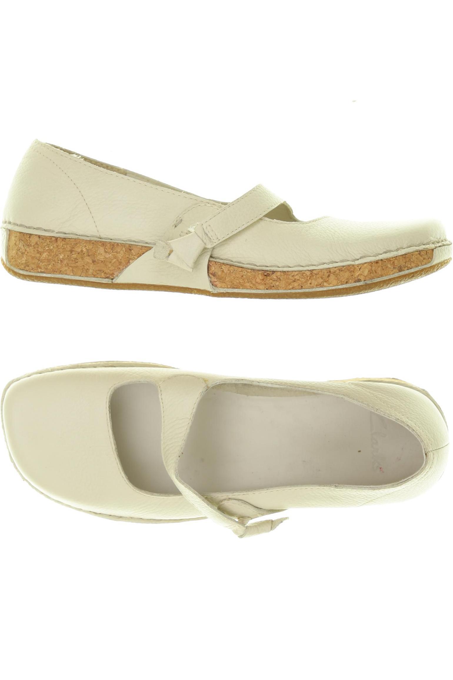 

Clarks Damen Halbschuh, weiß, Gr. 7