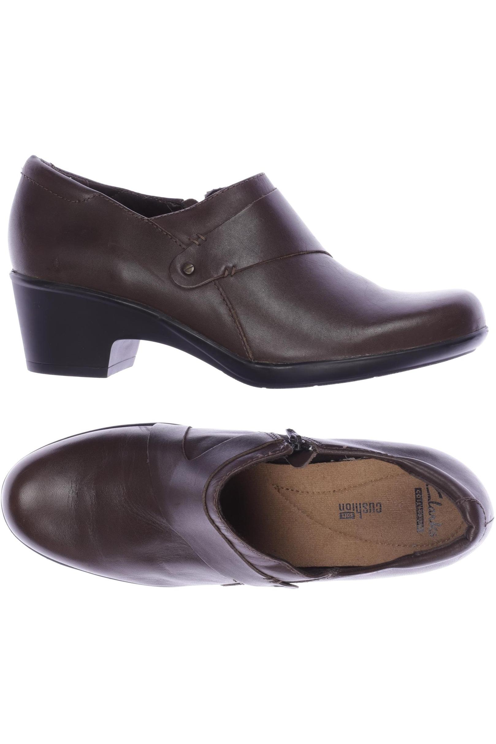 

Clarks Damen Halbschuh, braun, Gr. 9.5