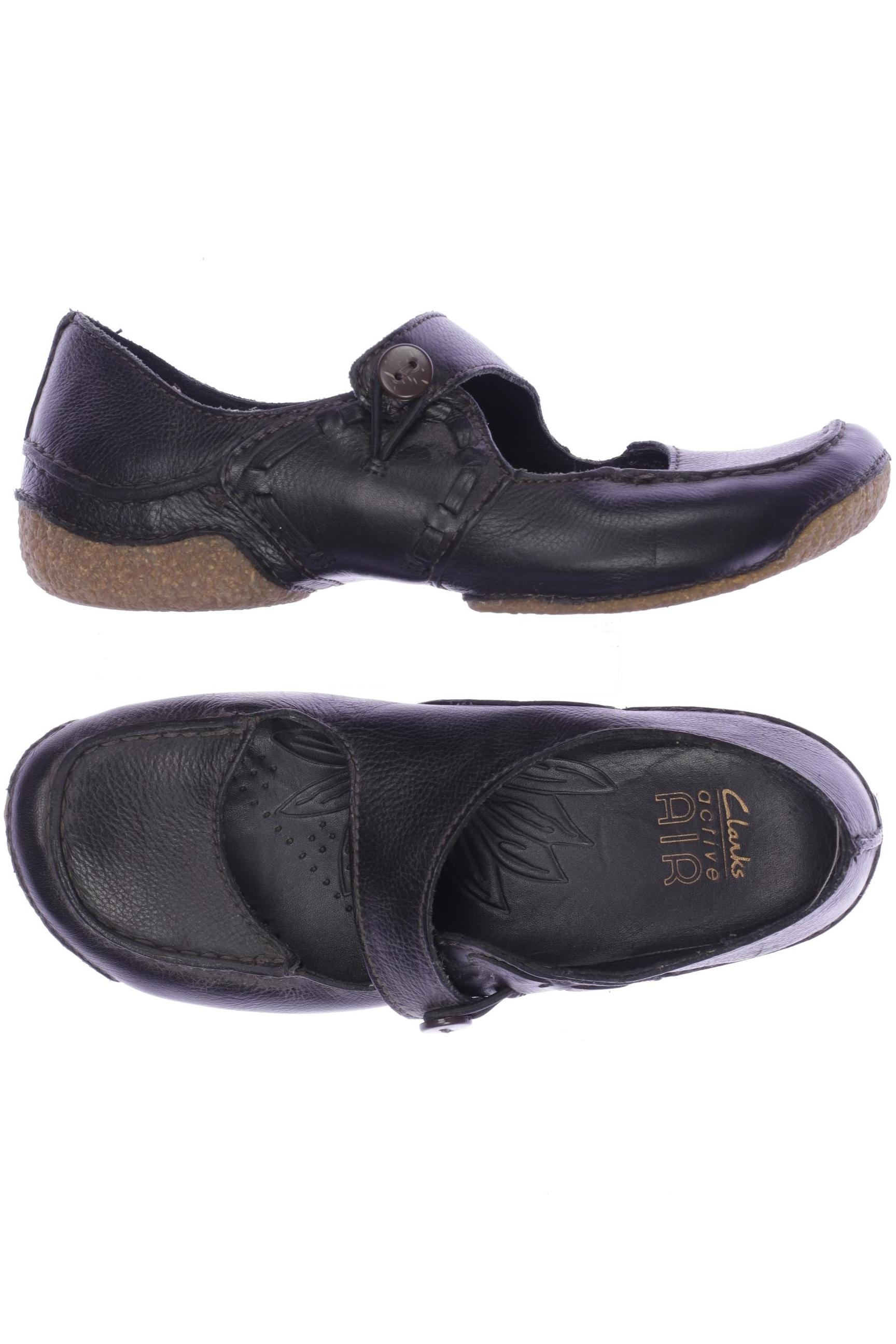 

Clarks Damen Halbschuh, schwarz, Gr. 3.5