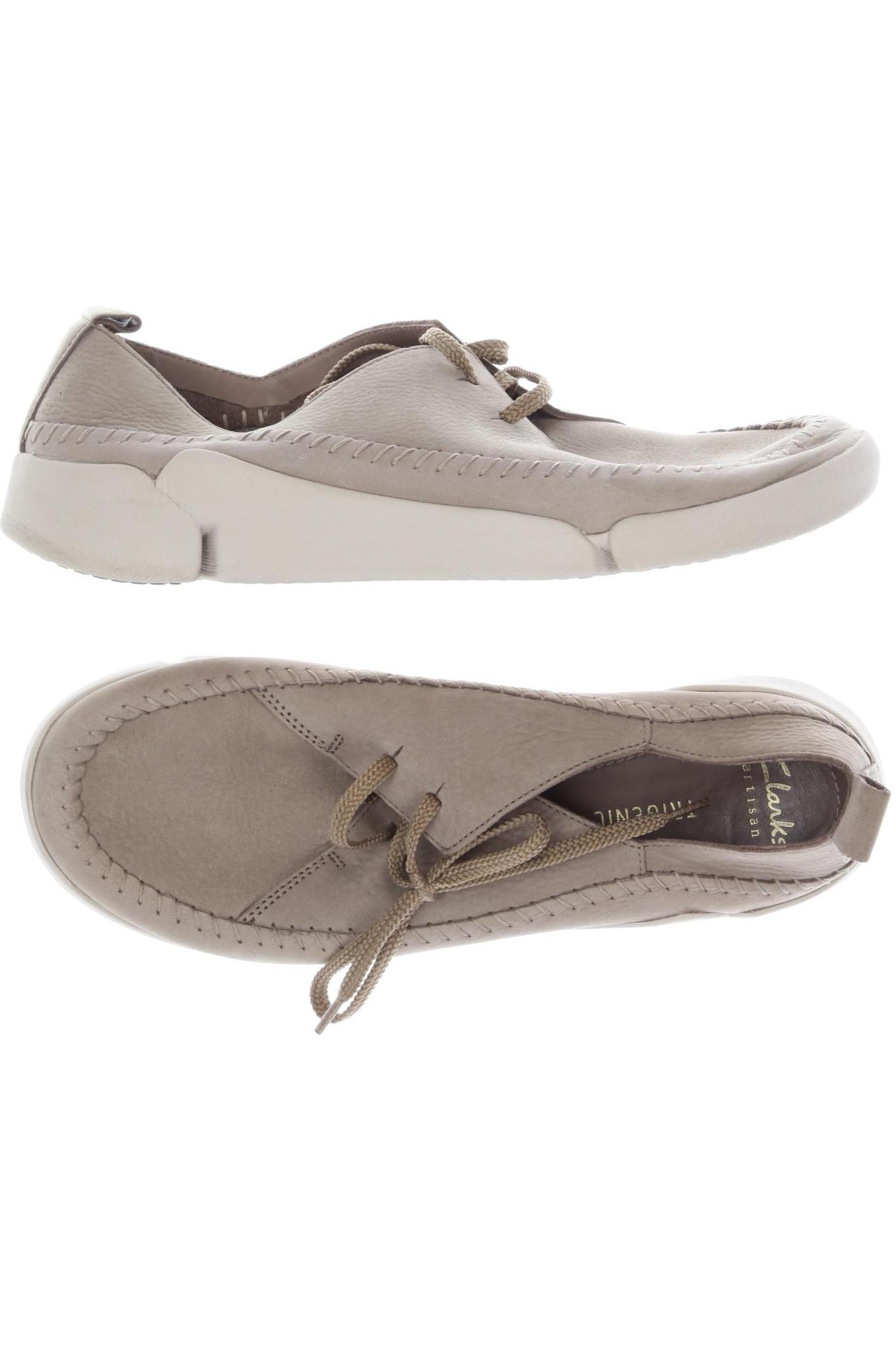 

Clarks Damen Halbschuh, beige, Gr. 42