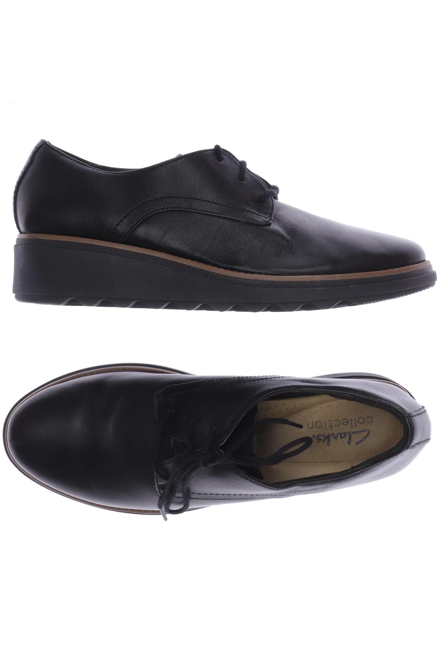 

Clarks Damen Halbschuh, schwarz, Gr. 38
