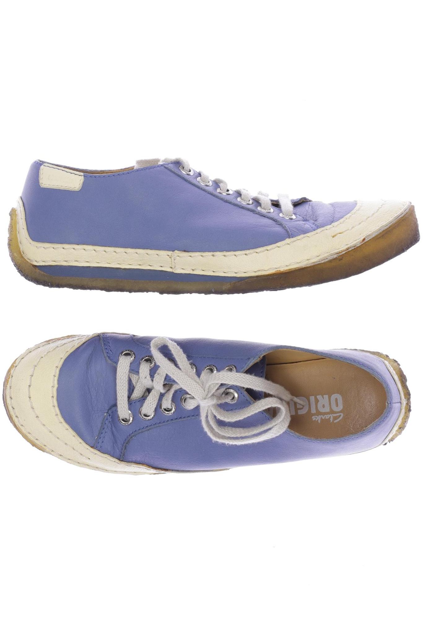 

Clarks Damen Halbschuh, blau, Gr. 4