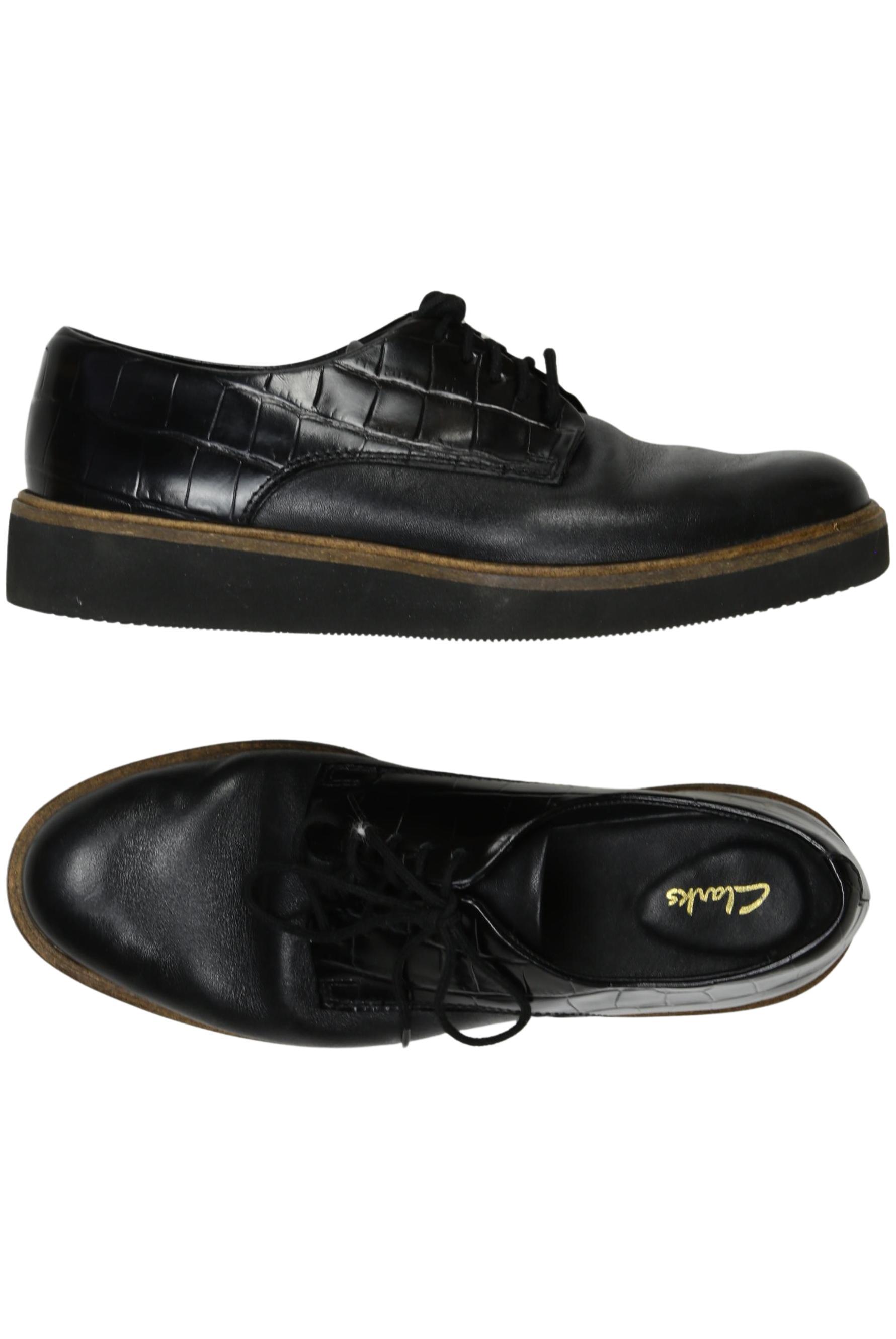 

Clarks Damen Halbschuh, schwarz, Gr. 37.5
