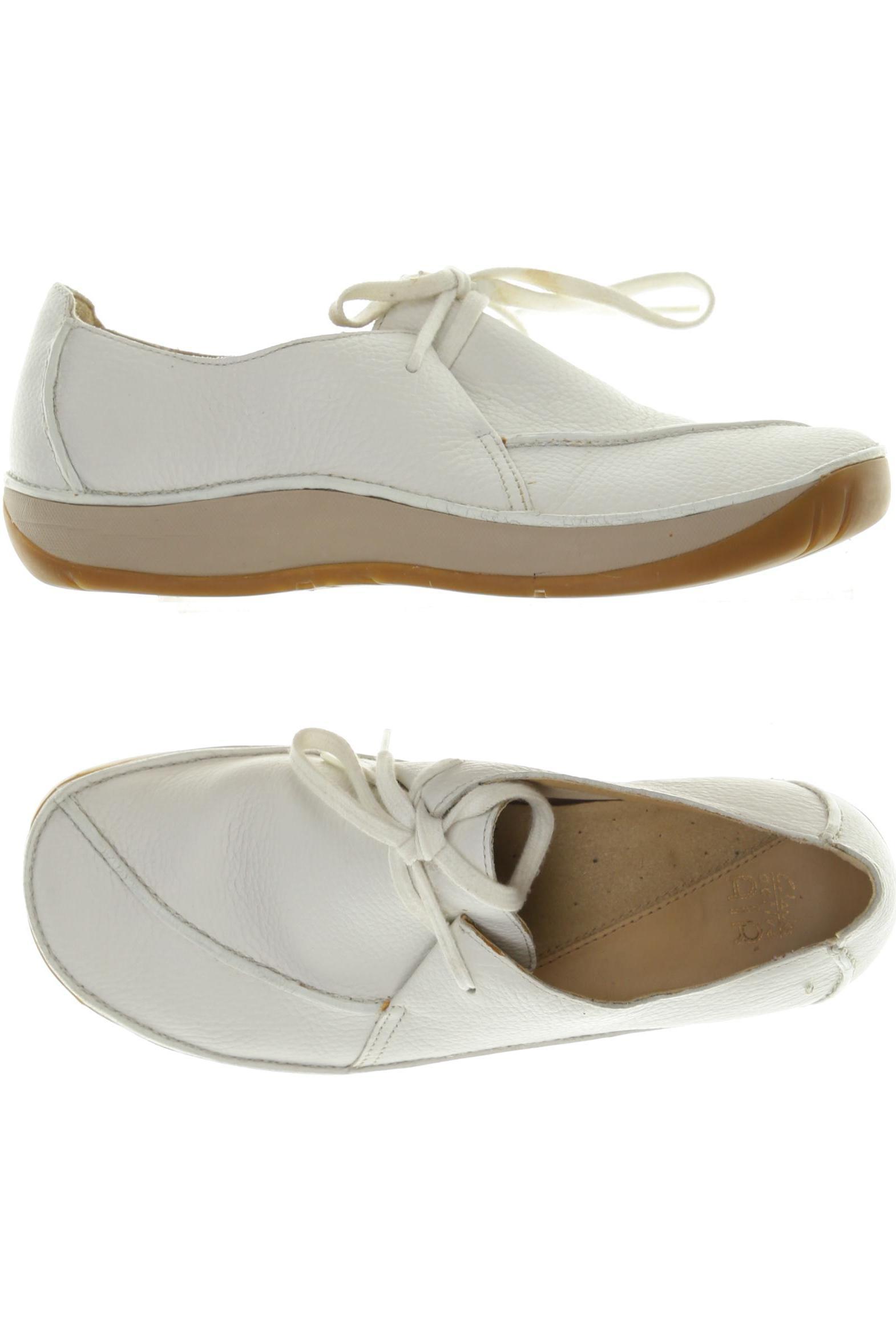 

Clarks Damen Halbschuh, weiß, Gr. 5