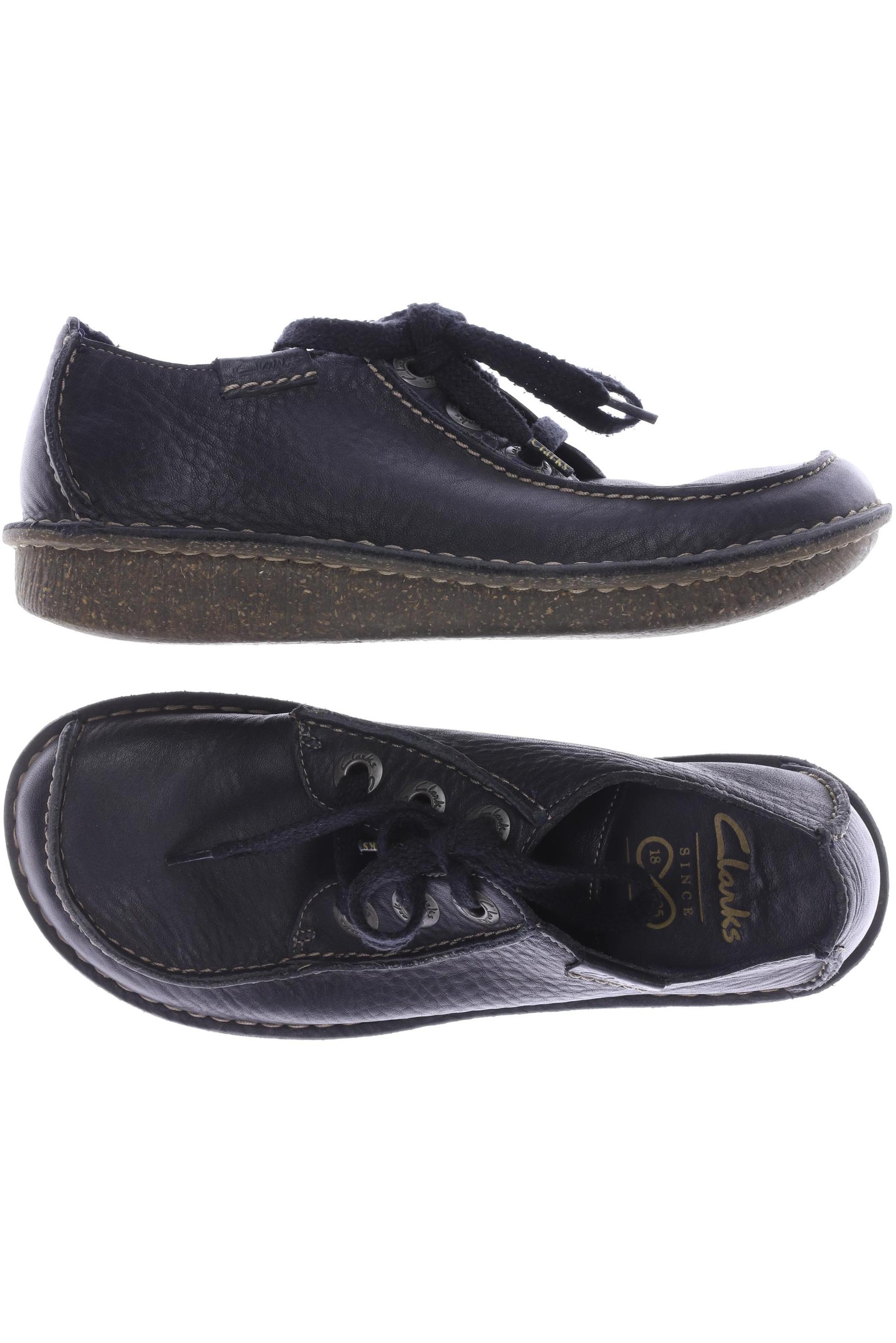 

Clarks Damen Halbschuh, marineblau, Gr. 5.5