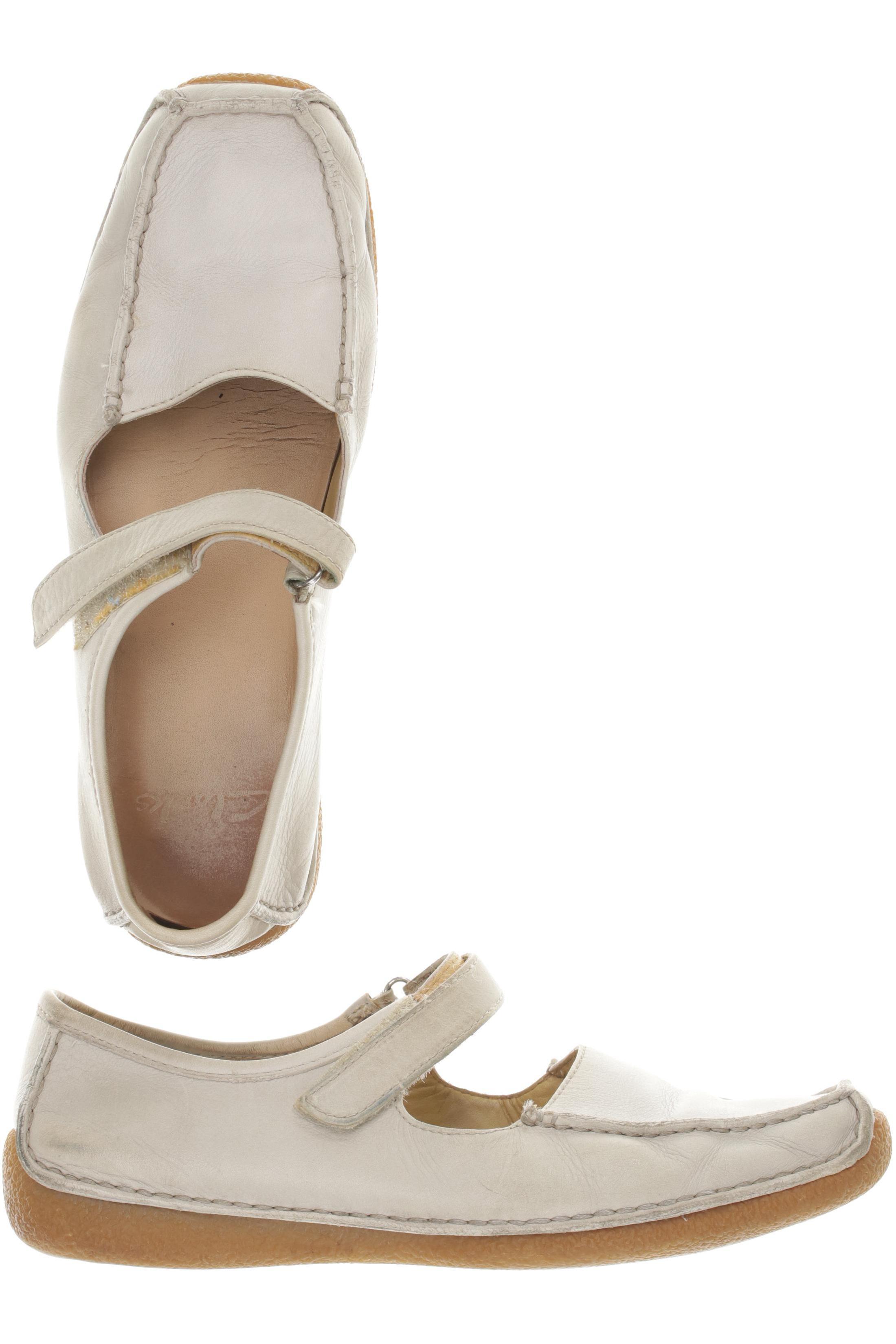 

Clarks Damen Halbschuh, beige, Gr. 6.5