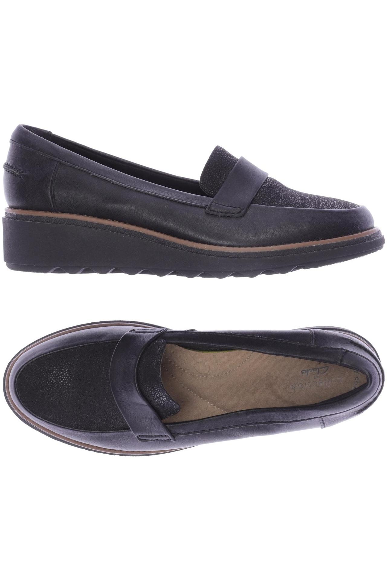 

Clarks Damen Halbschuh, schwarz