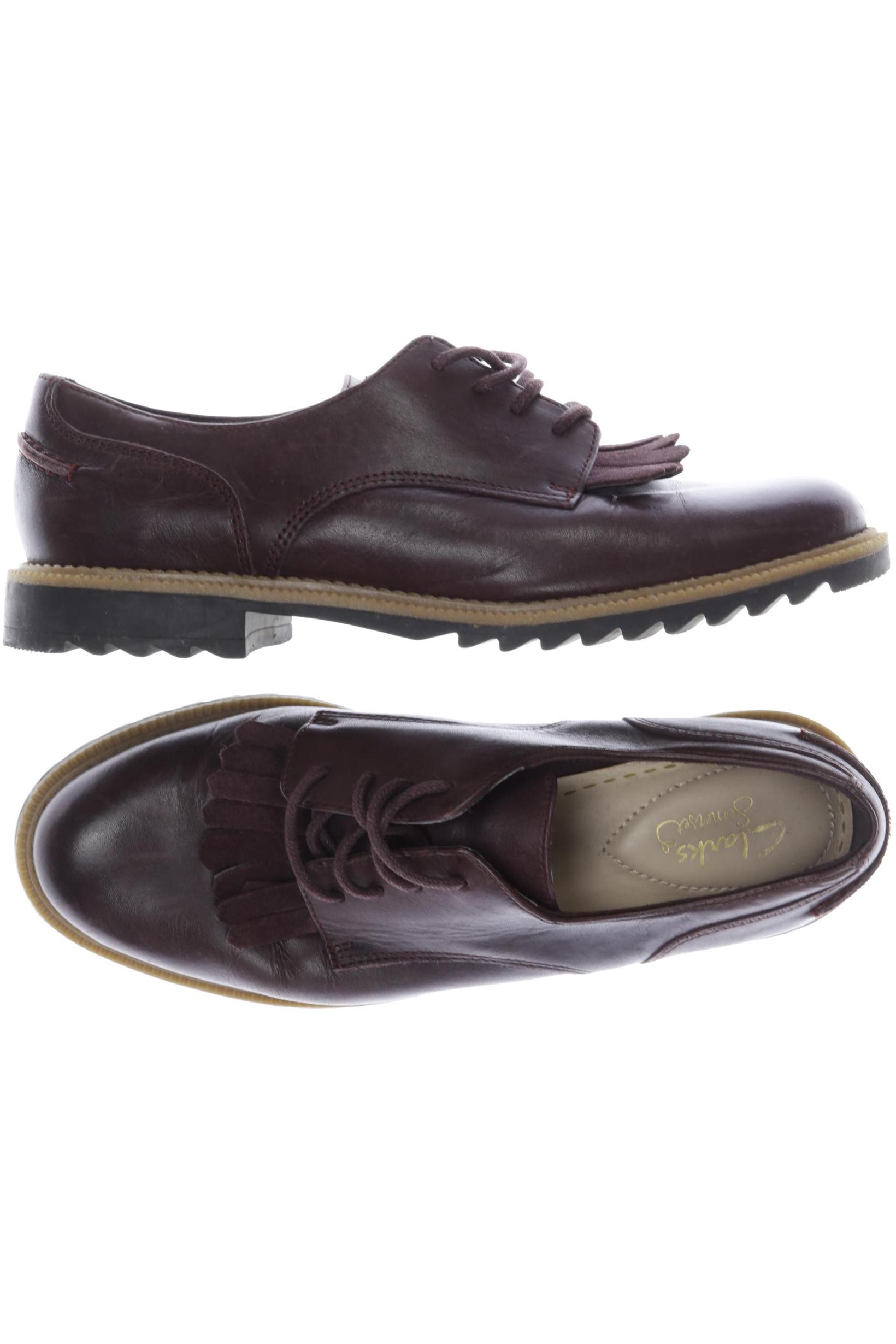 

Clarks Damen Halbschuh, braun, Gr. 37
