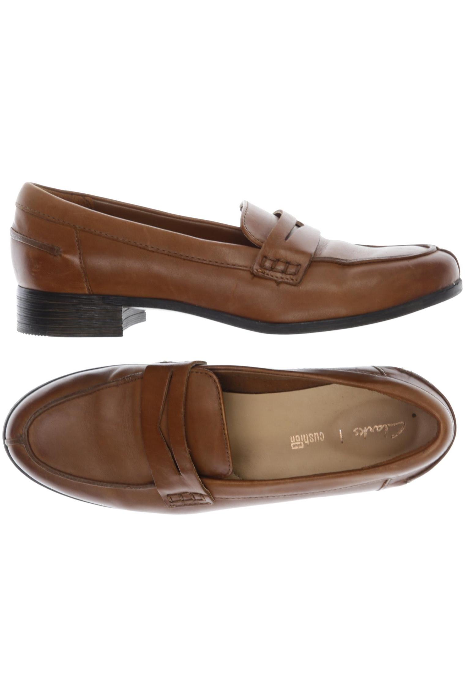 

Clarks Damen Halbschuh, braun, Gr. 36