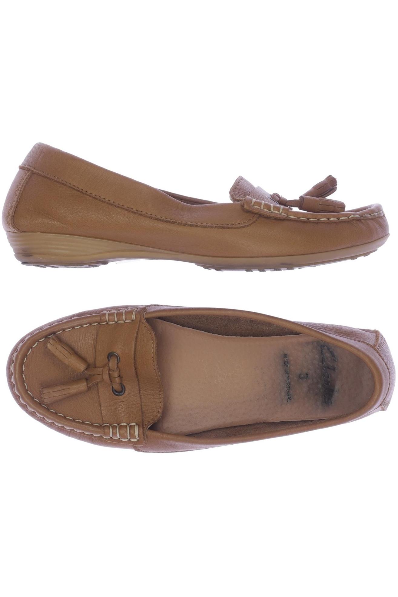 

Clarks Damen Halbschuh, braun, Gr. 3