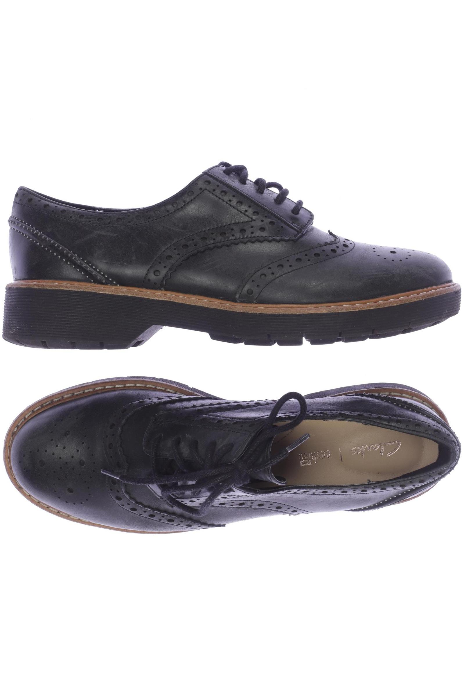

Clarks Damen Halbschuh, schwarz, Gr. 38