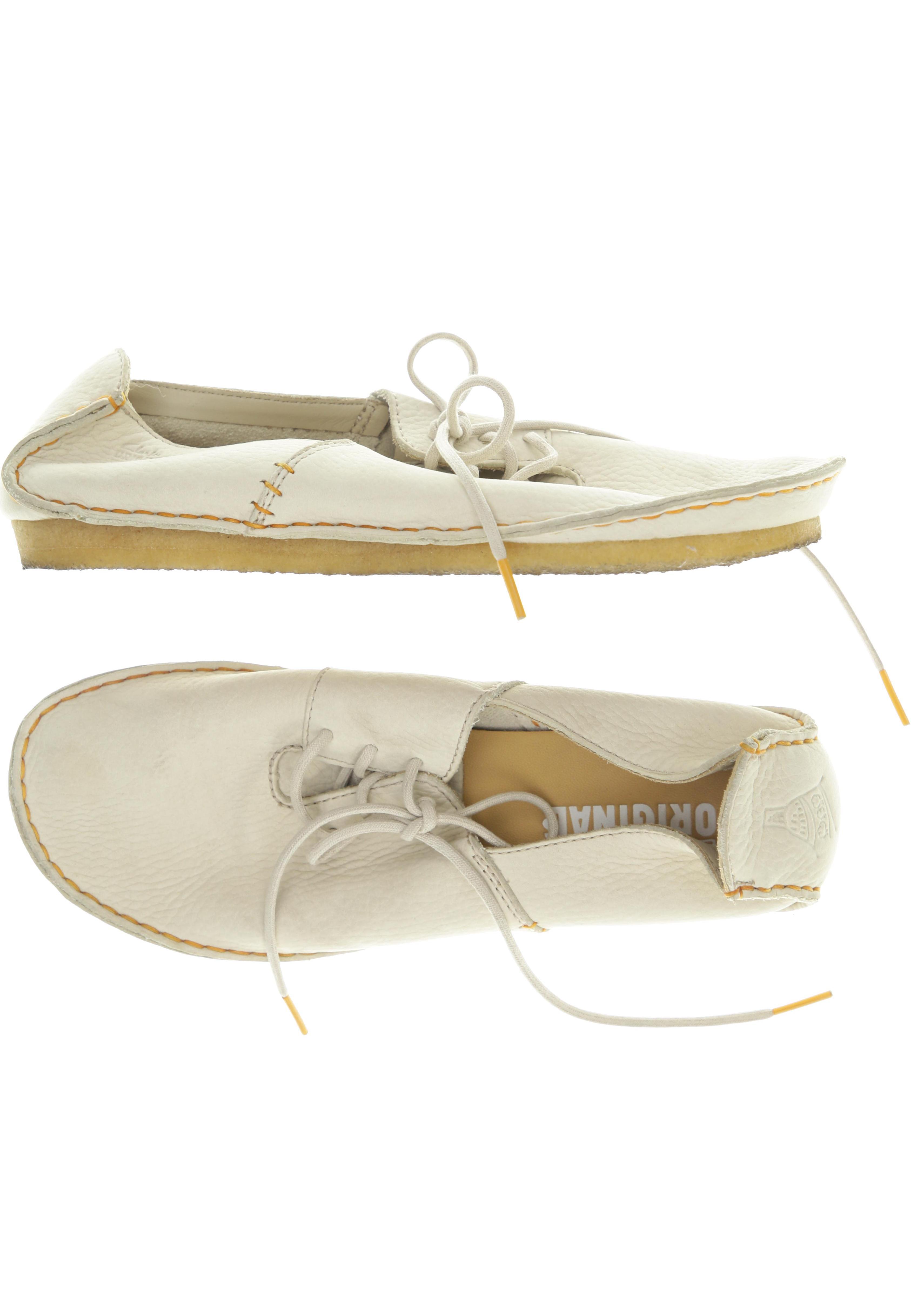 

Clarks Damen Halbschuh, beige, Gr. 7.5