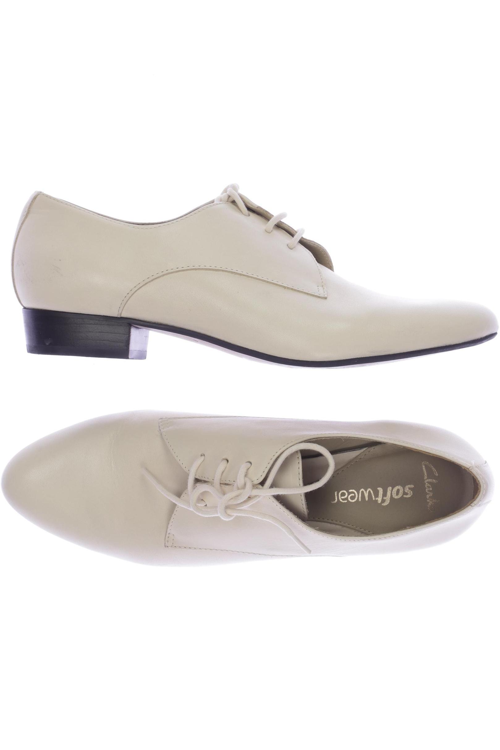 

Clarks Damen Halbschuh, cremeweiß