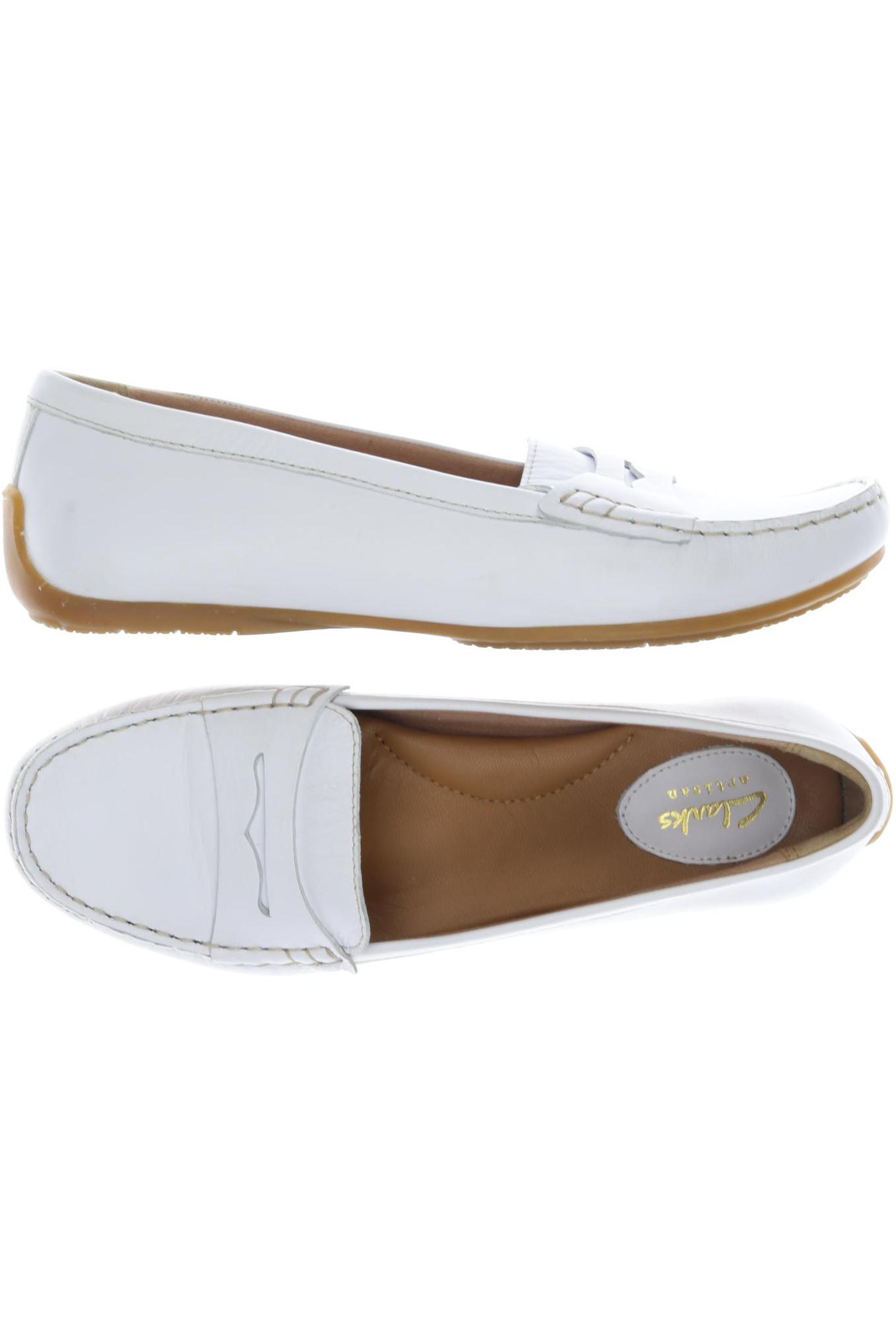 

Clarks Damen Halbschuh, weiß, Gr. 39.5