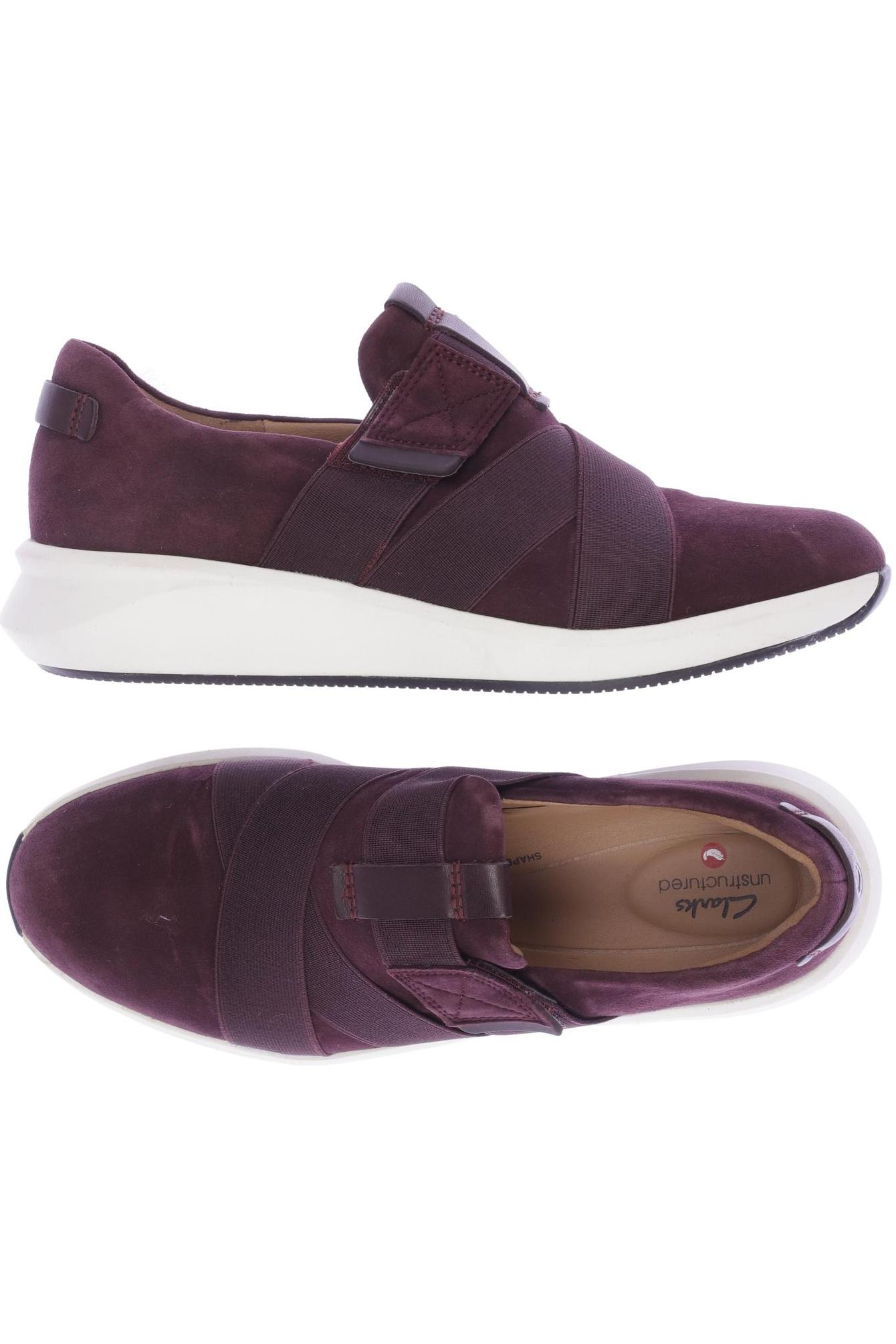 

Clarks Damen Halbschuh, bordeaux, Gr. 39
