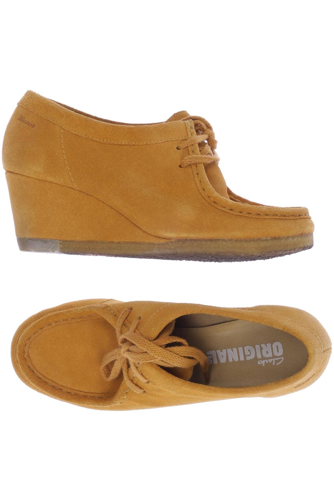 

Clarks Damen Halbschuh, orange, Gr. 35.5