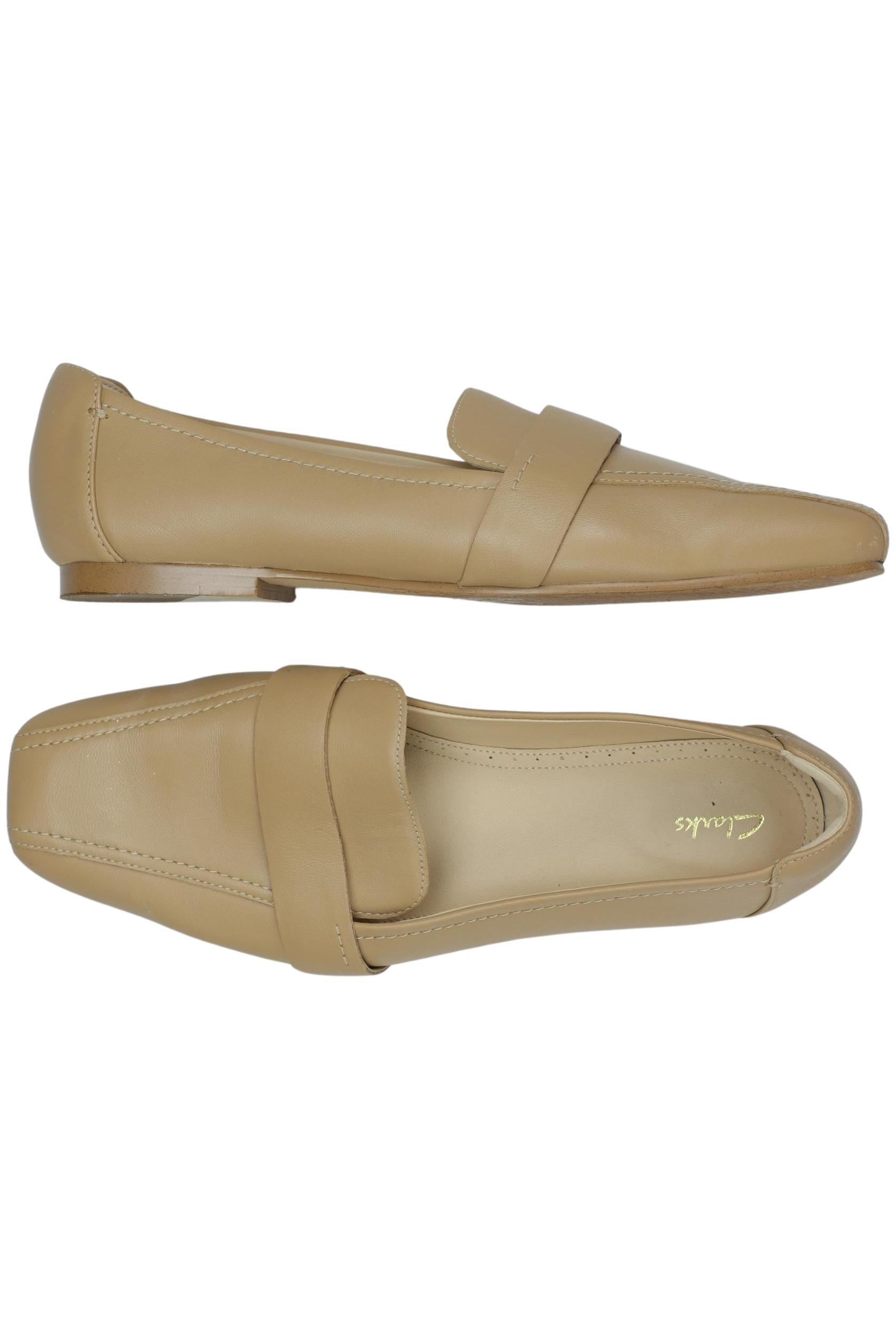 

Clarks Damen Halbschuh, beige, Gr. 40