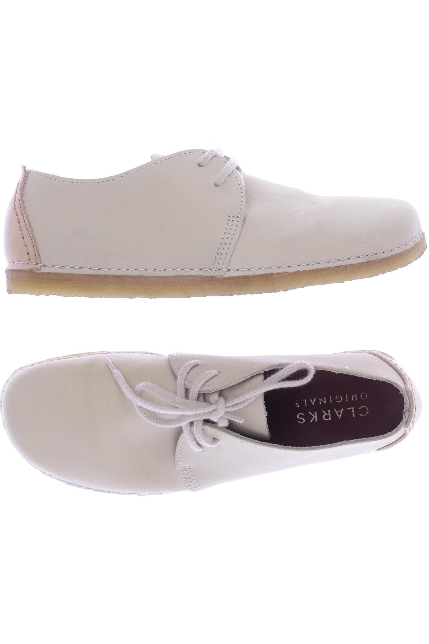 

Clarks Damen Halbschuh, cremeweiß, Gr. 39