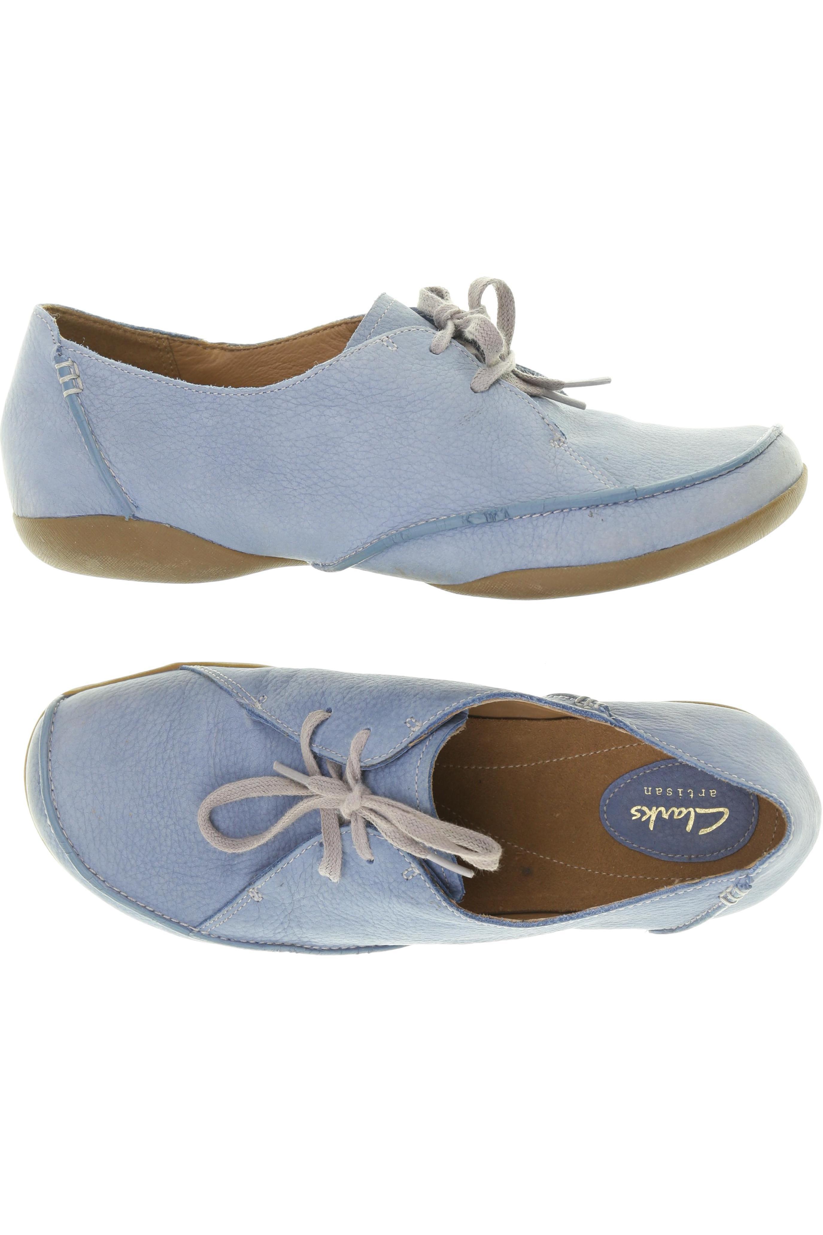 

Clarks Damen Halbschuh, blau, Gr. 41