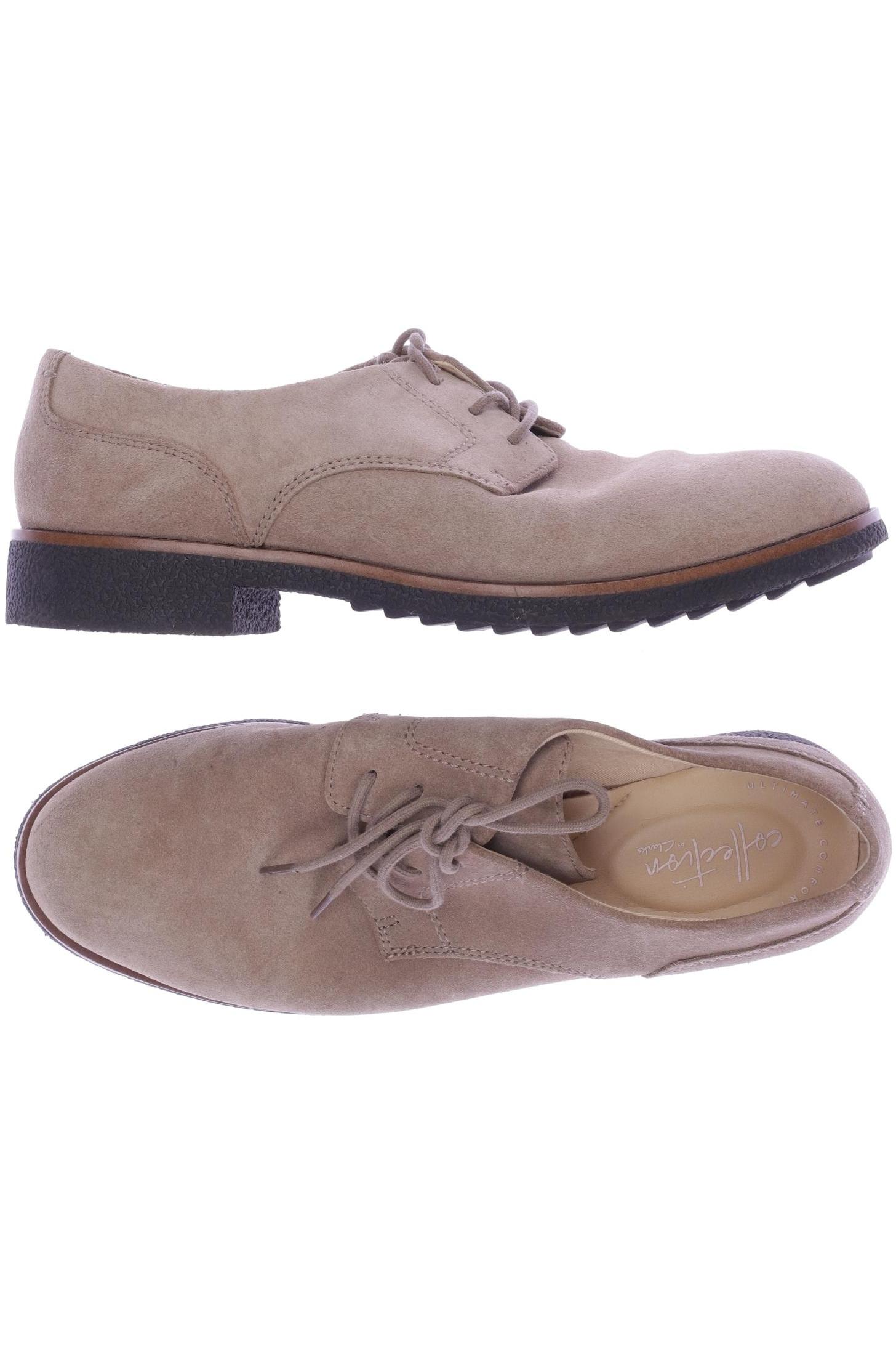 

Clarks Damen Halbschuh, beige, Gr. 38