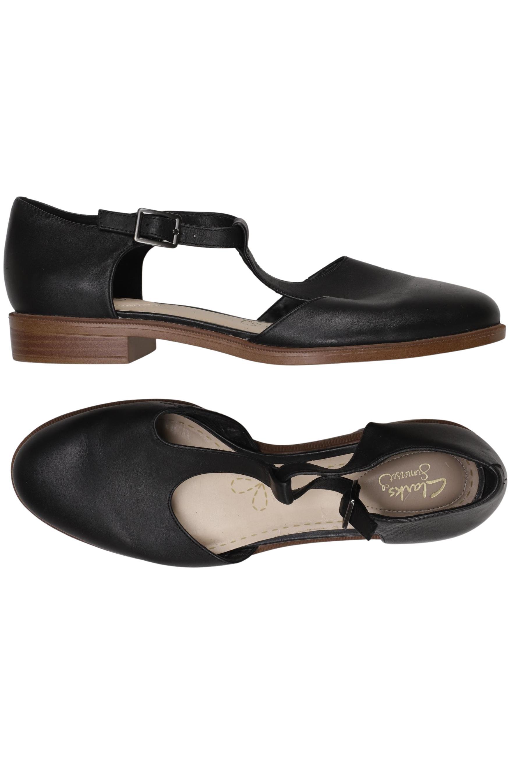 

Clarks Damen Halbschuh, schwarz, Gr. 41.5