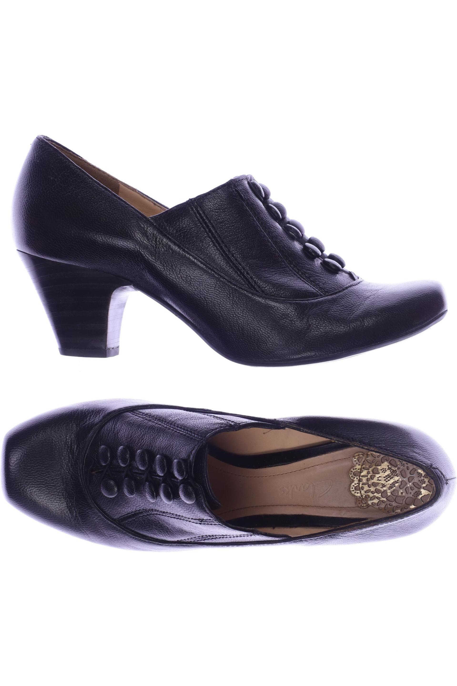 

Clarks Damen Halbschuh, schwarz, Gr. 8