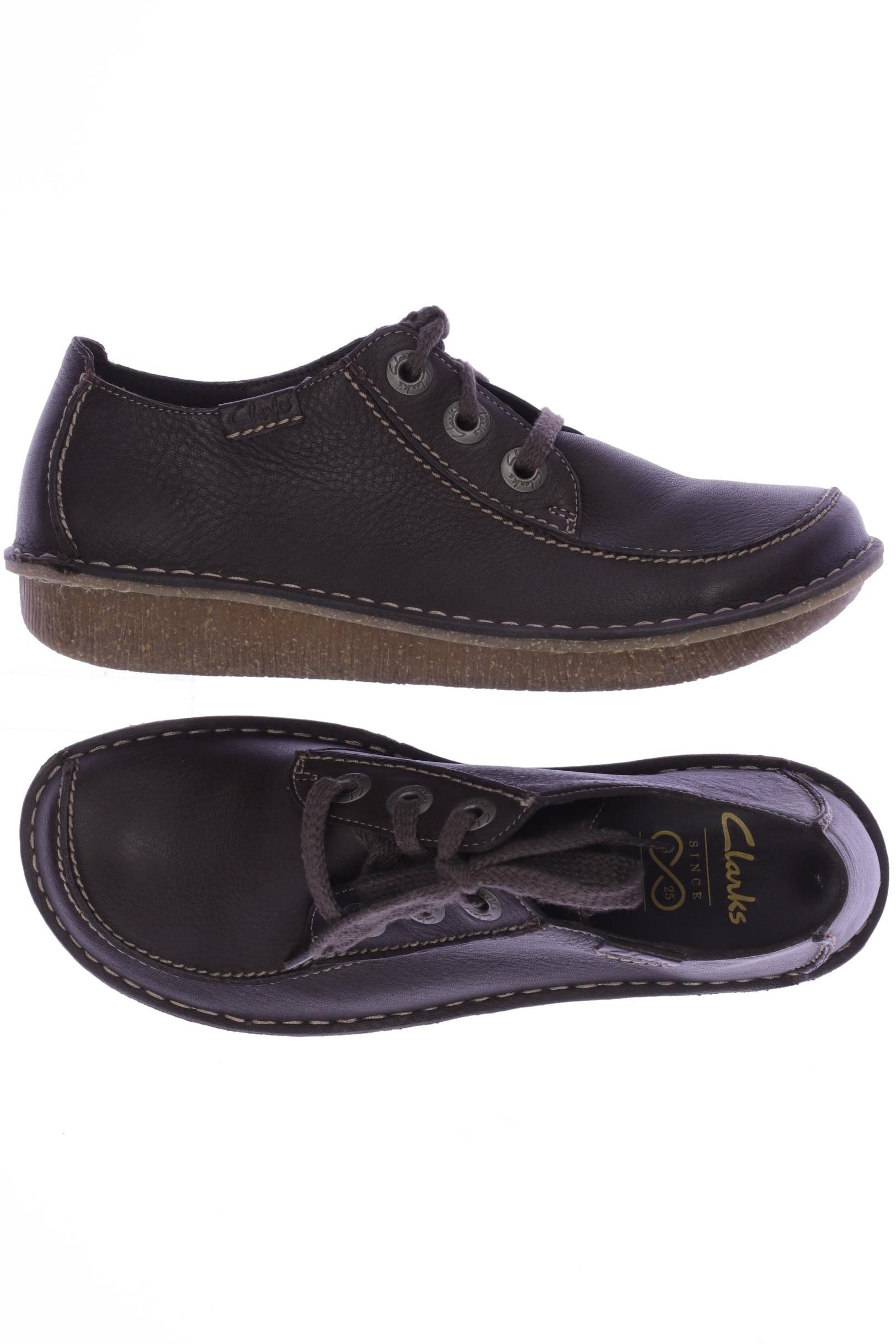 

Clarks Damen Halbschuh, braun, Gr. 7.5