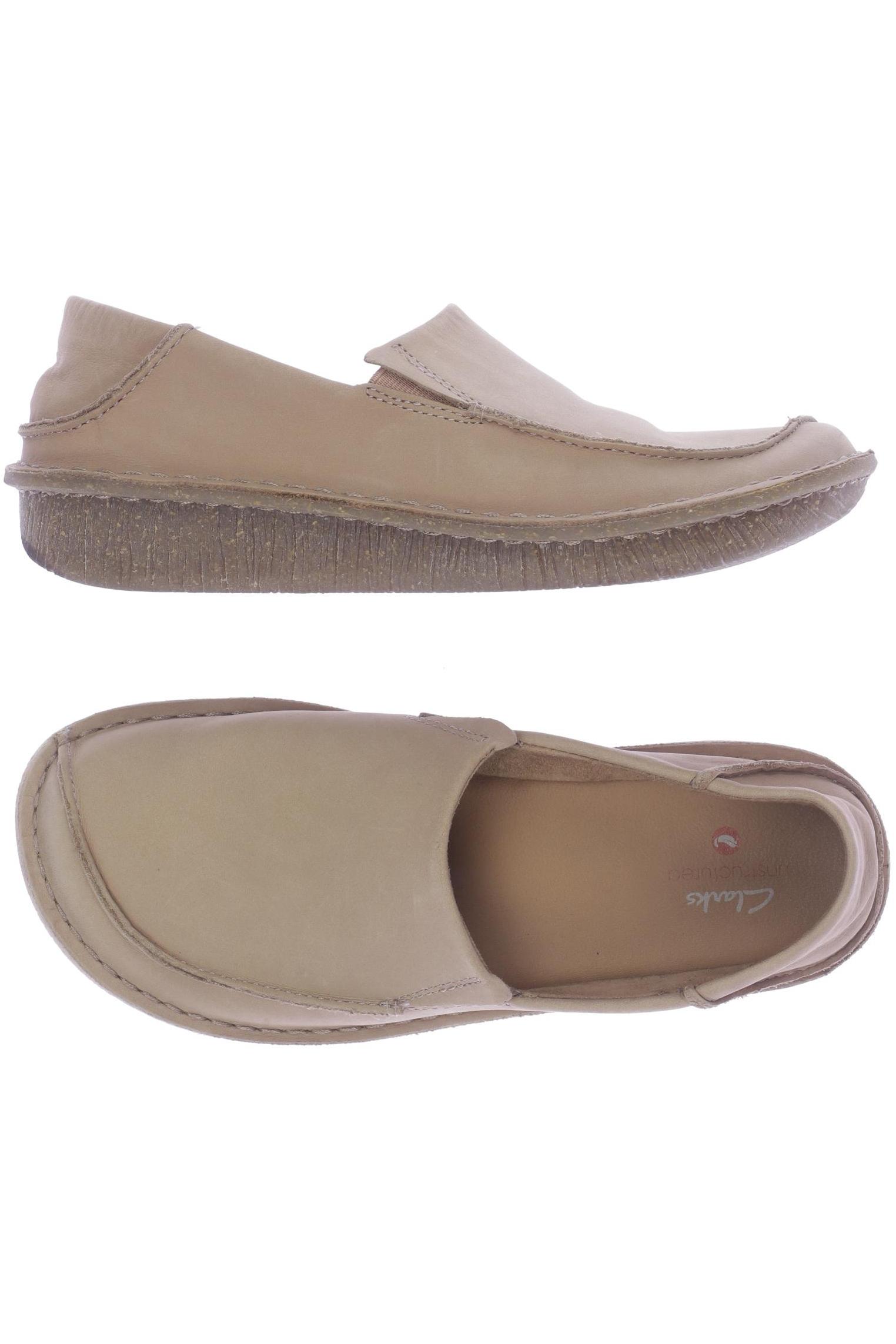 

Clarks Damen Halbschuh, beige, Gr. 36