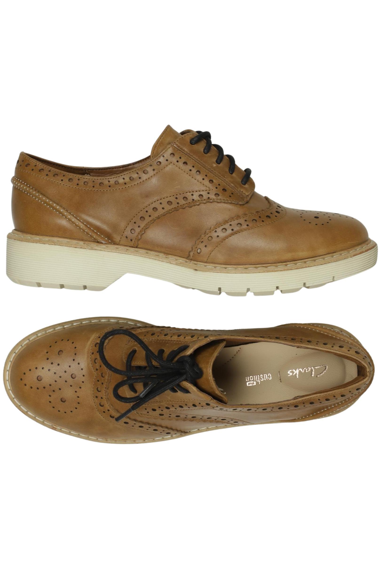 

Clarks Damen Halbschuh, braun, Gr. 5.5
