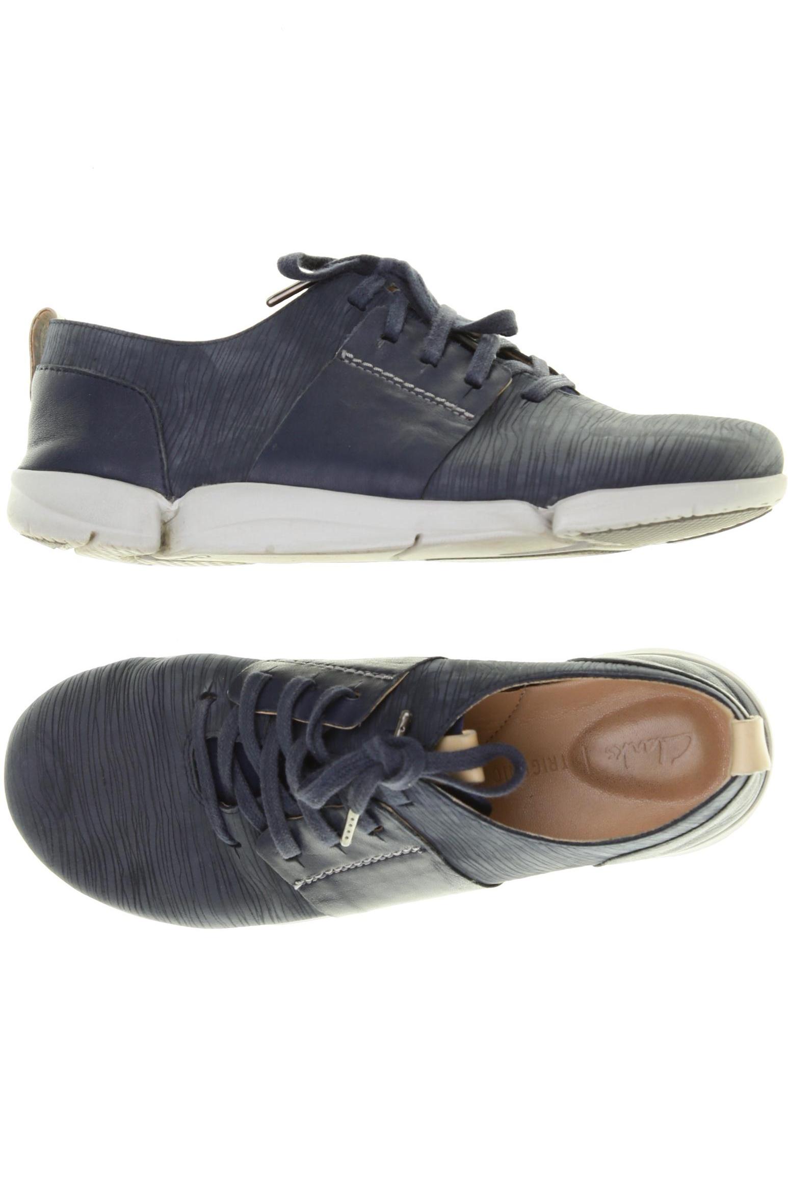 

Clarks Damen Halbschuh, blau, Gr. 37.5