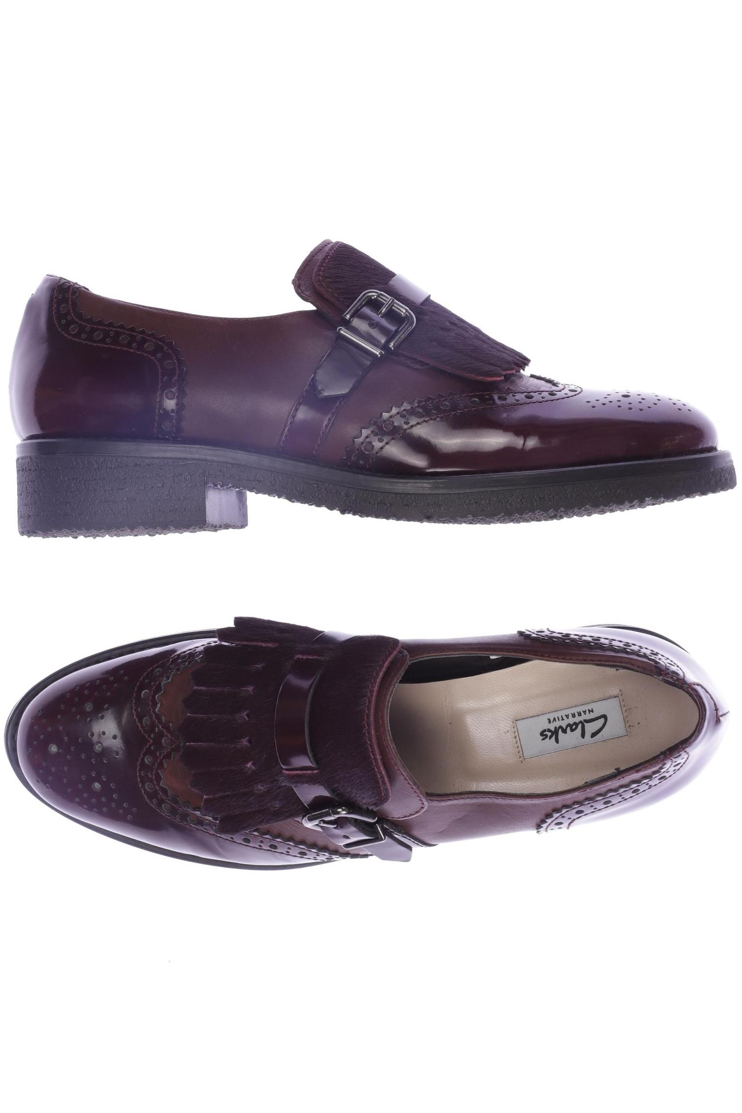 

Clarks Damen Halbschuh, bordeaux, Gr. 6