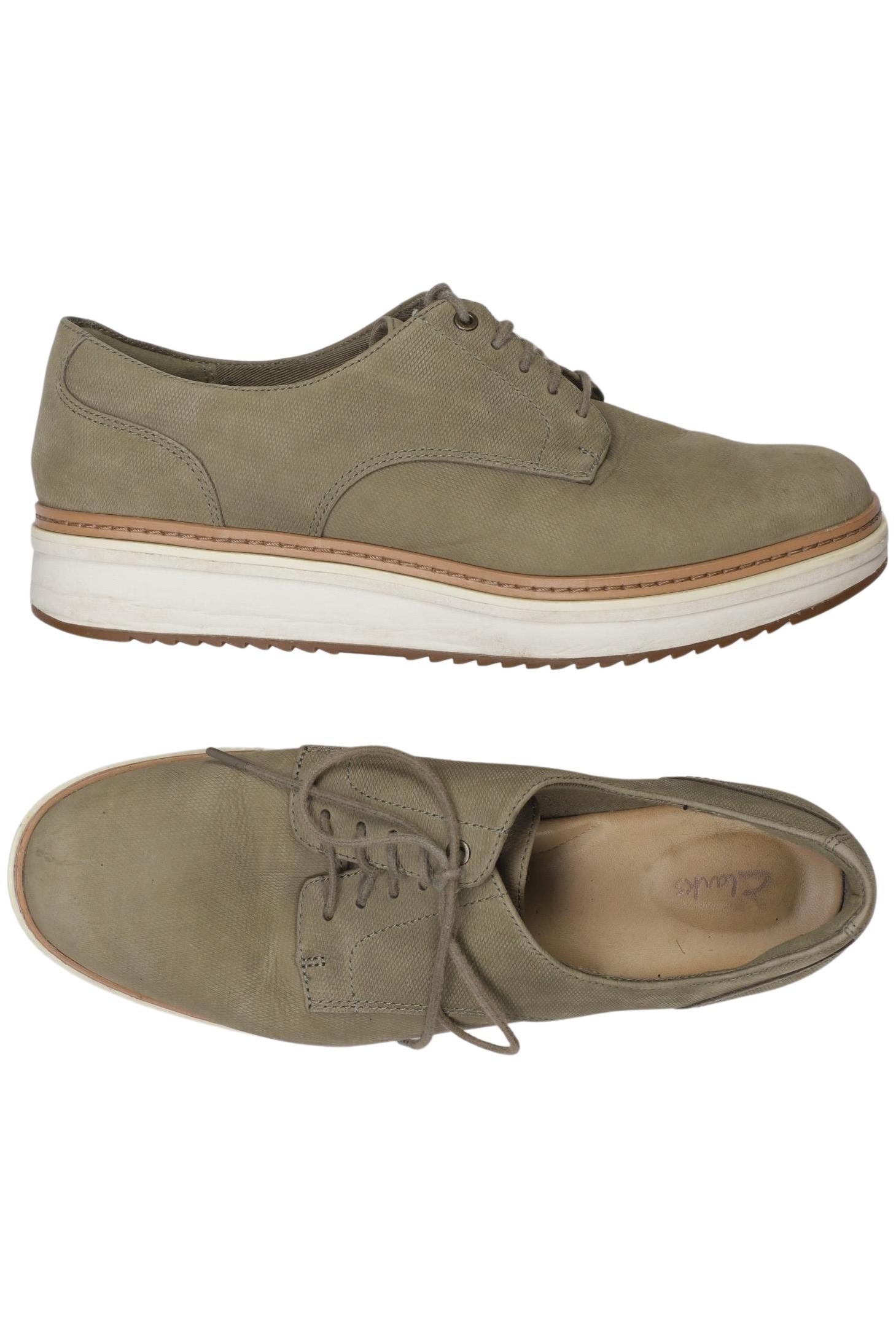 

Clarks Damen Halbschuh, grün, Gr. 40