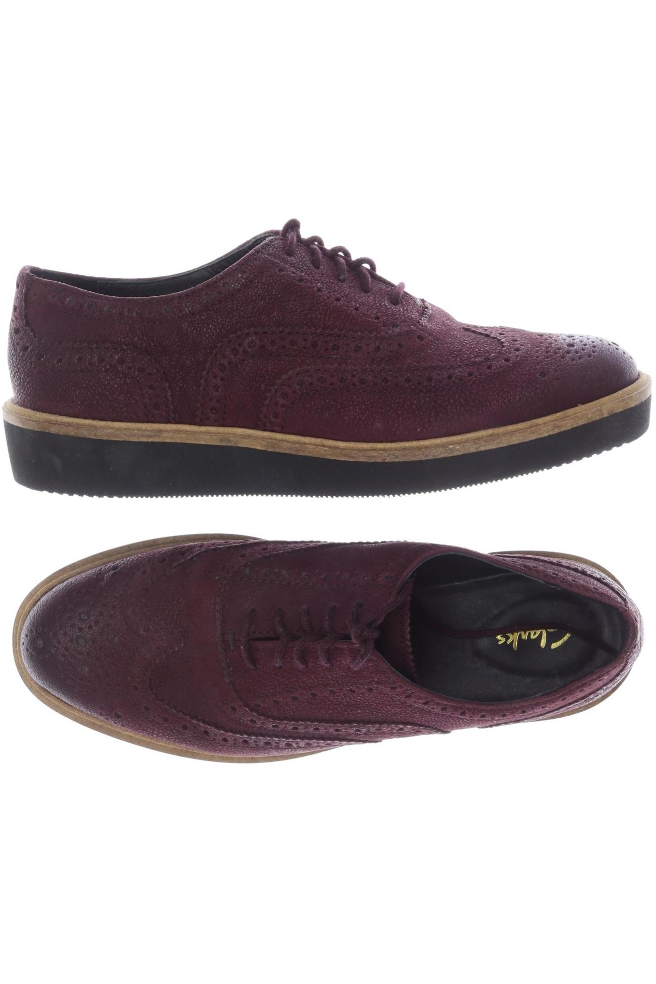 

Clarks Damen Halbschuh, bordeaux, Gr. 35.5