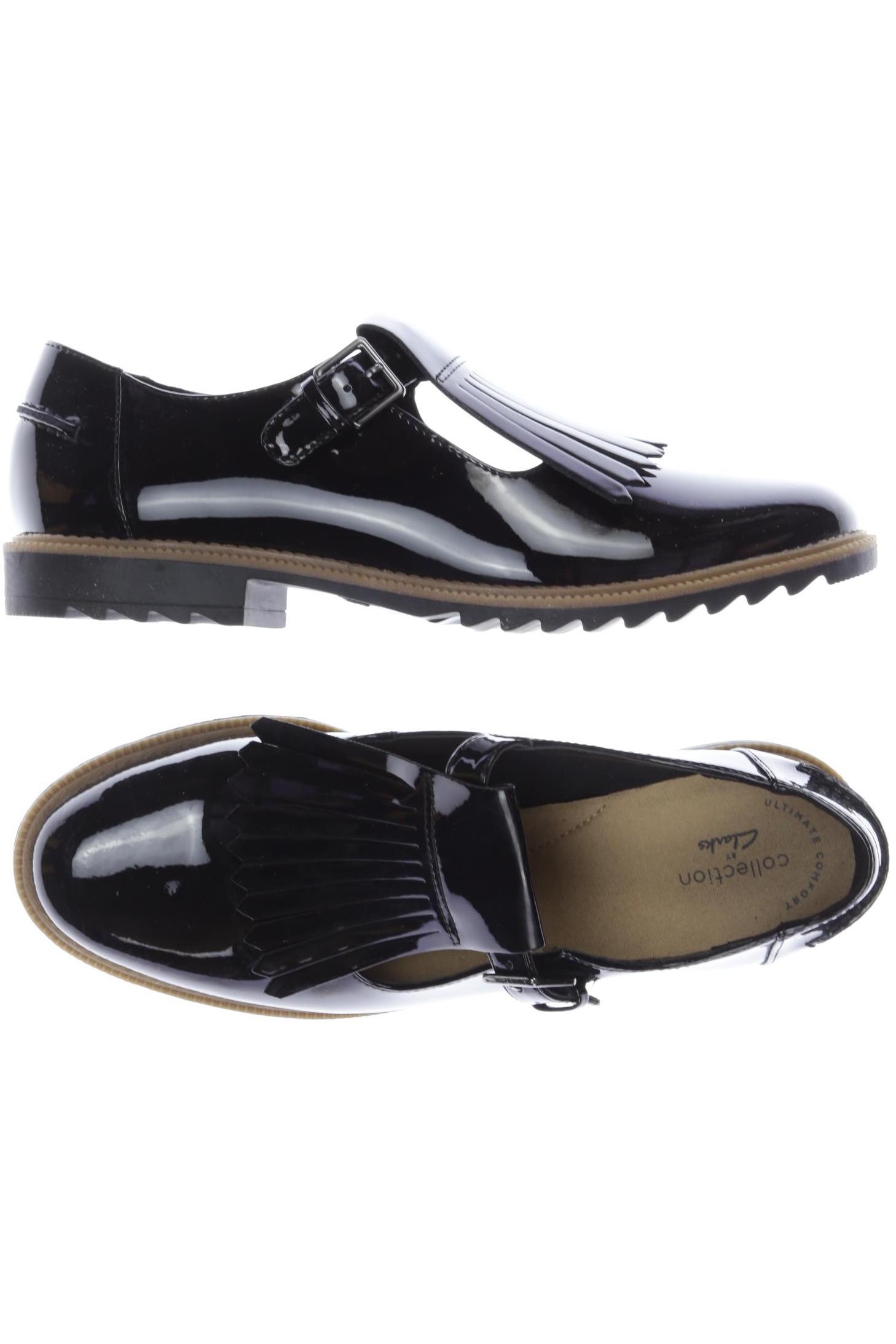 

Clarks Damen Halbschuh, schwarz, Gr. 39.5