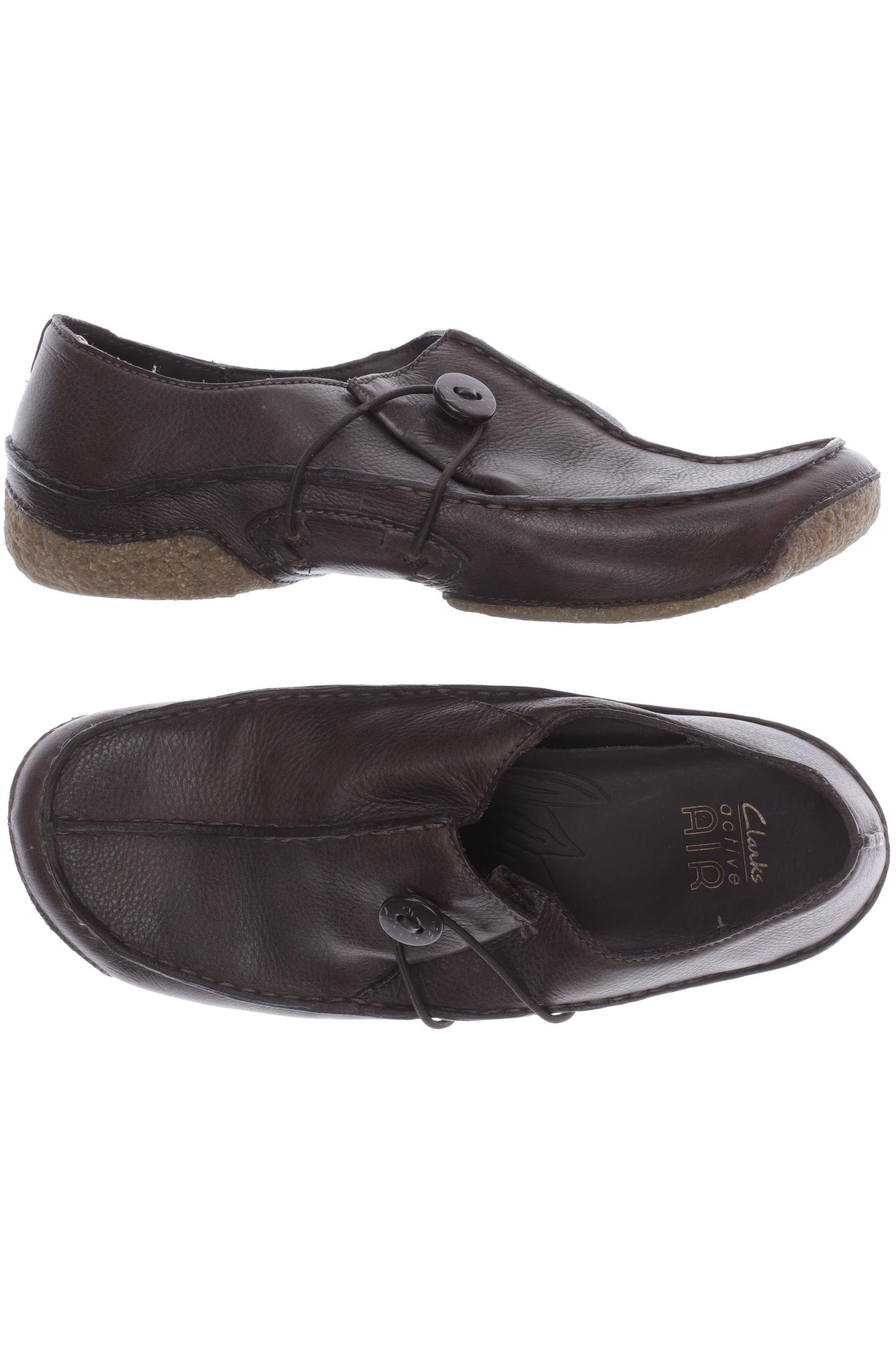 

Clarks Damen Halbschuh, braun, Gr. 7