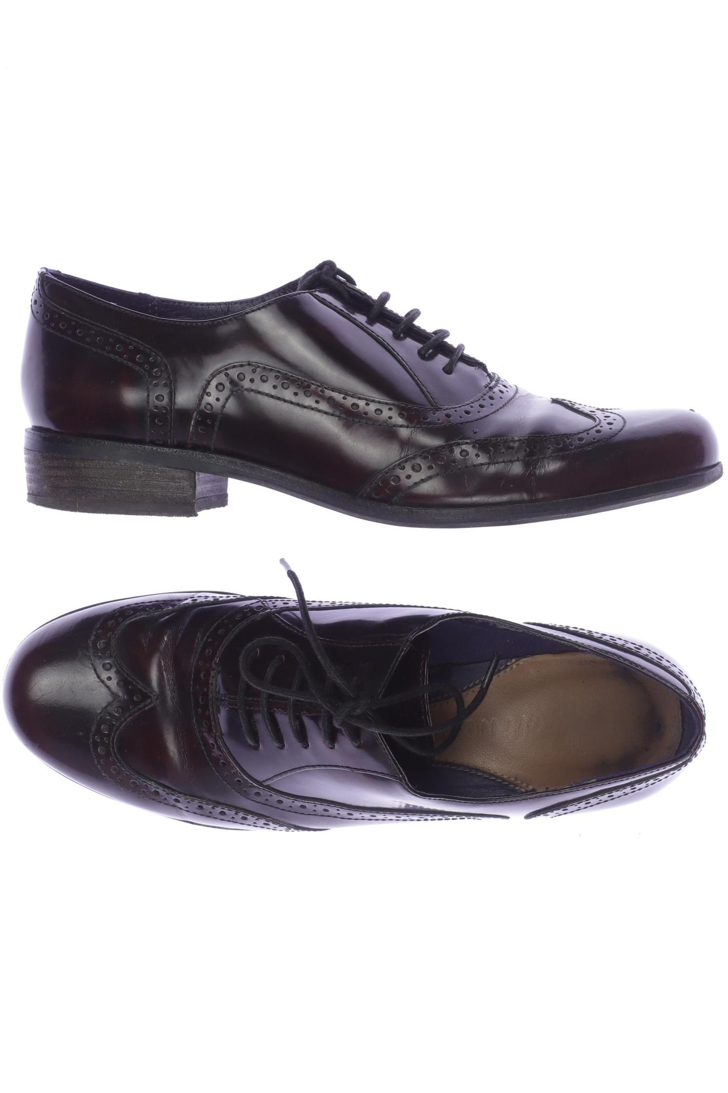 

Clarks Damen Halbschuh, bordeaux, Gr. 5.5