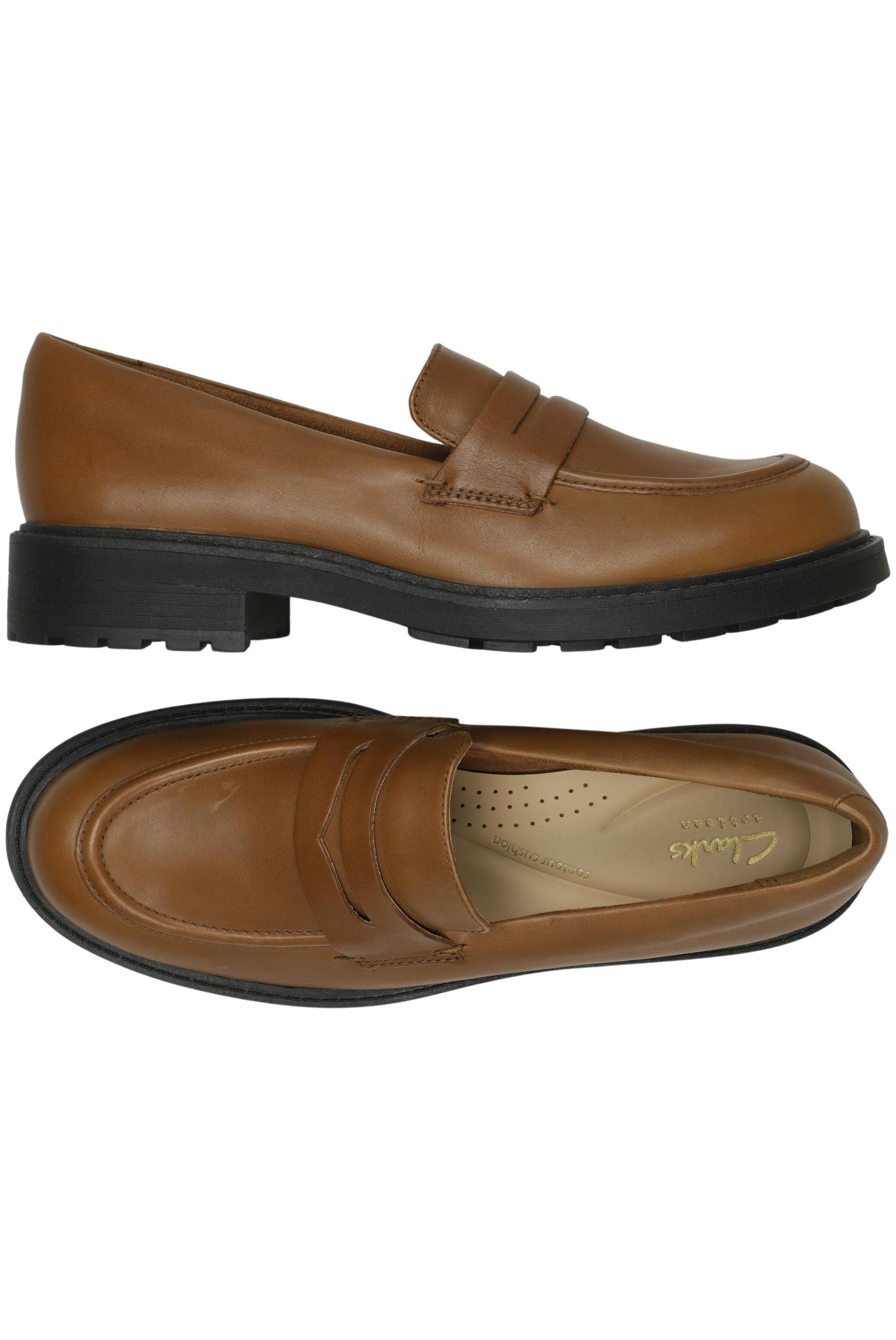 

Clarks Damen Halbschuh, braun, Gr. 6