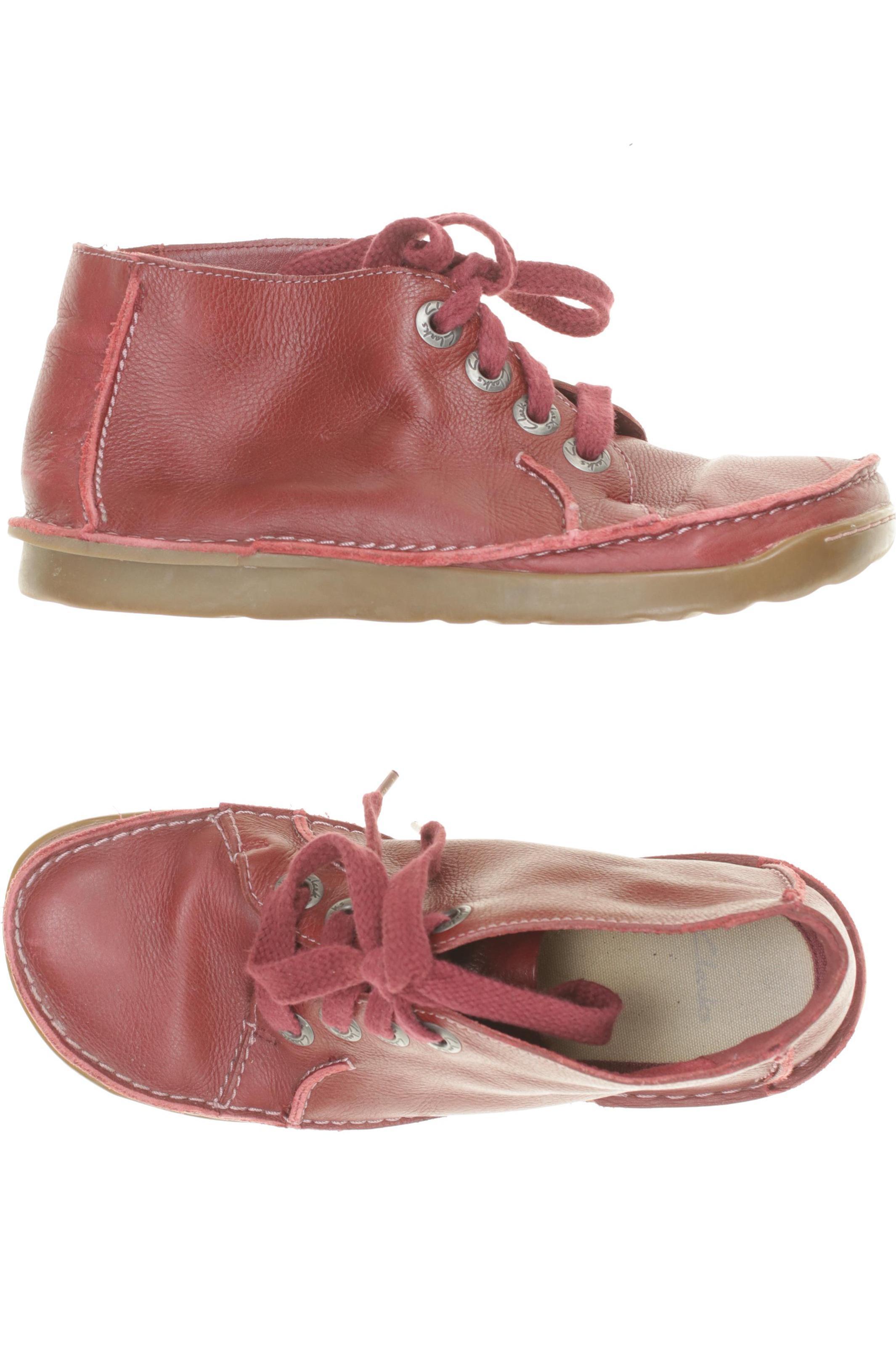 

Clarks Damen Halbschuh, rot, Gr. 7