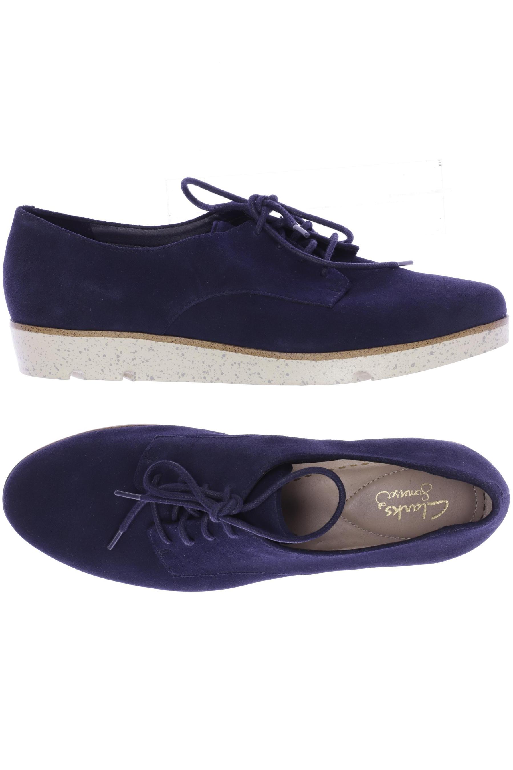 

Clarks Damen Halbschuh, marineblau, Gr. 39