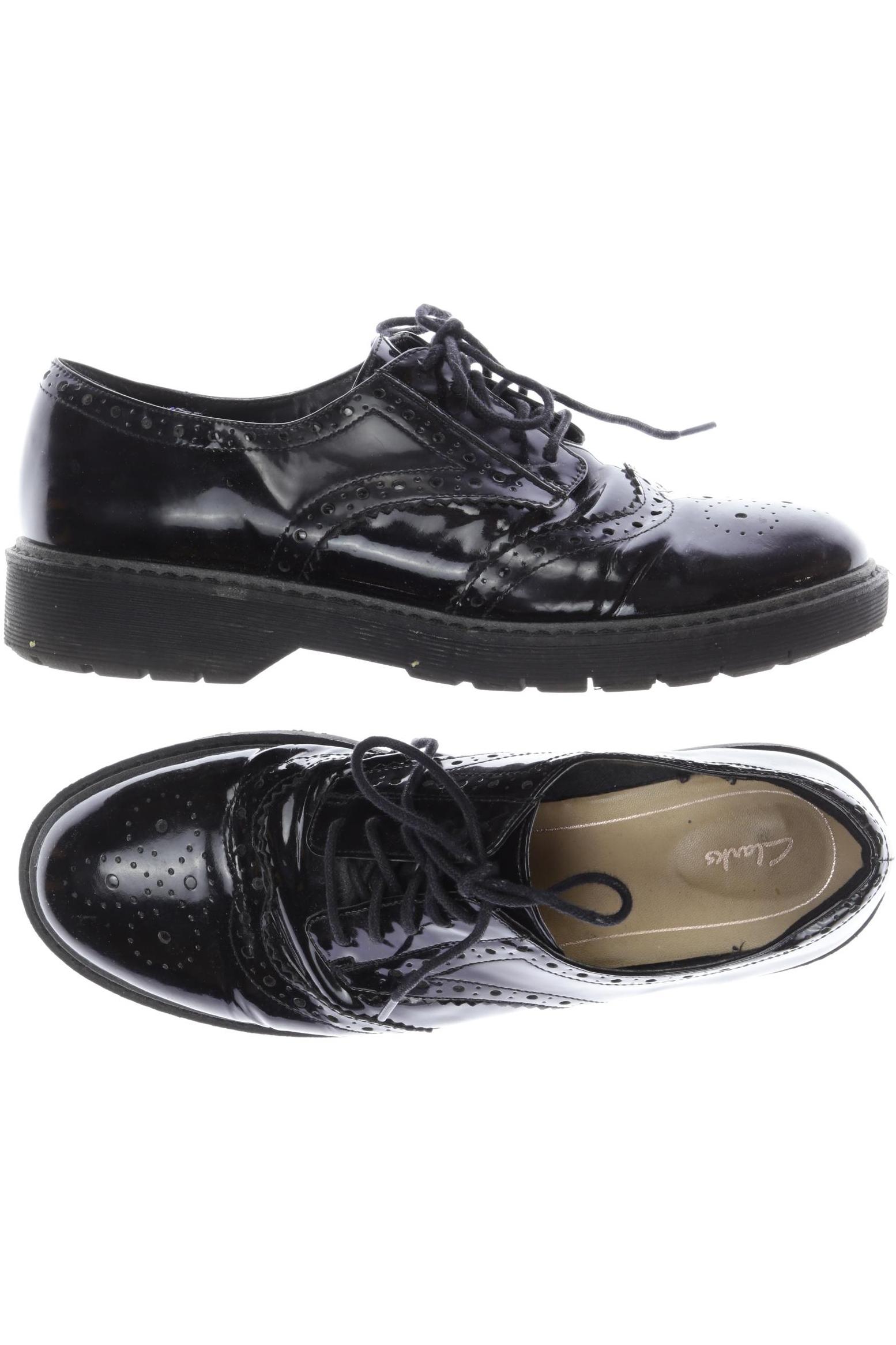 

Clarks Damen Halbschuh, schwarz, Gr. 41.5